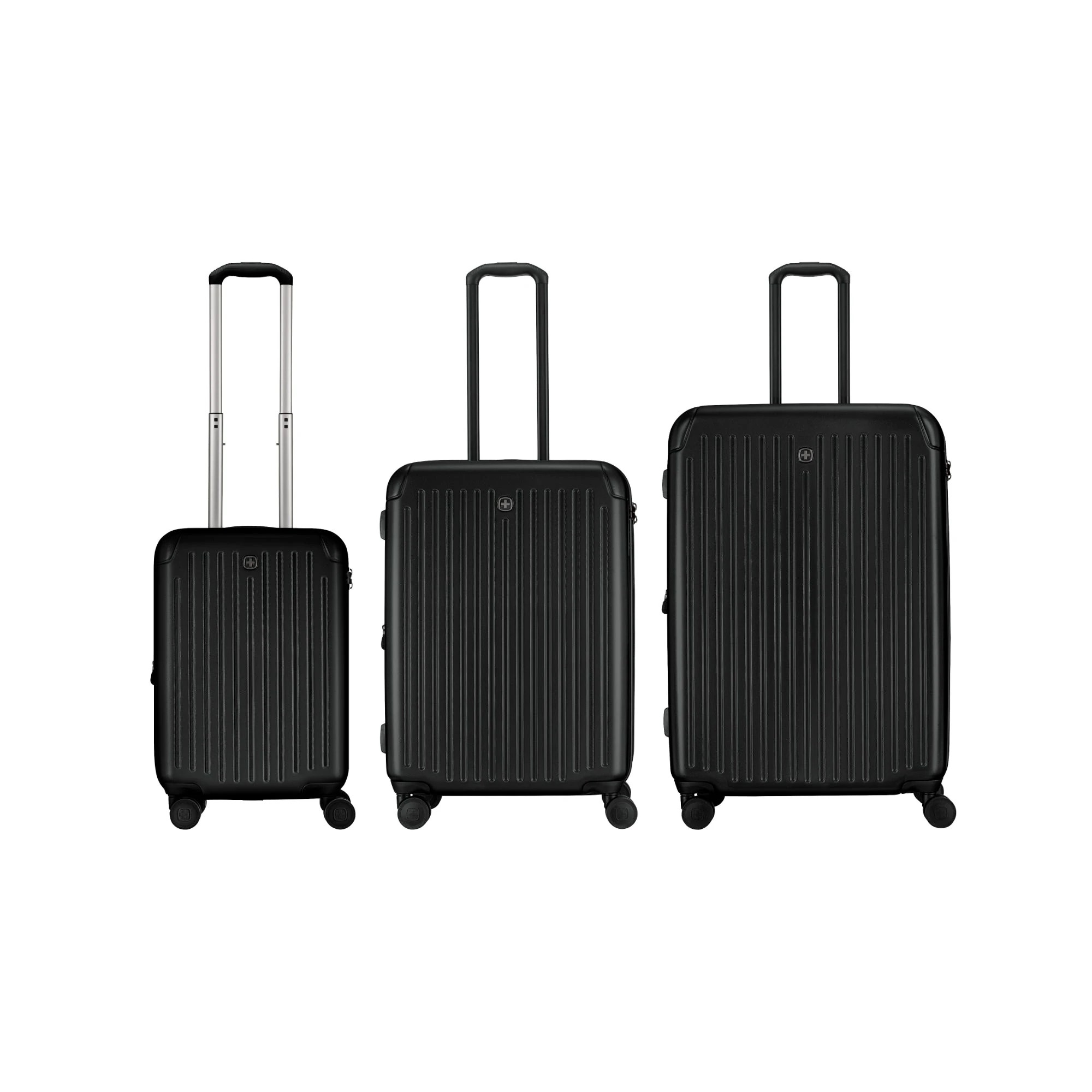 1 Wenger Flyn Pro Hardside 3-Piece Luggage Set - Black, 1 of 1
