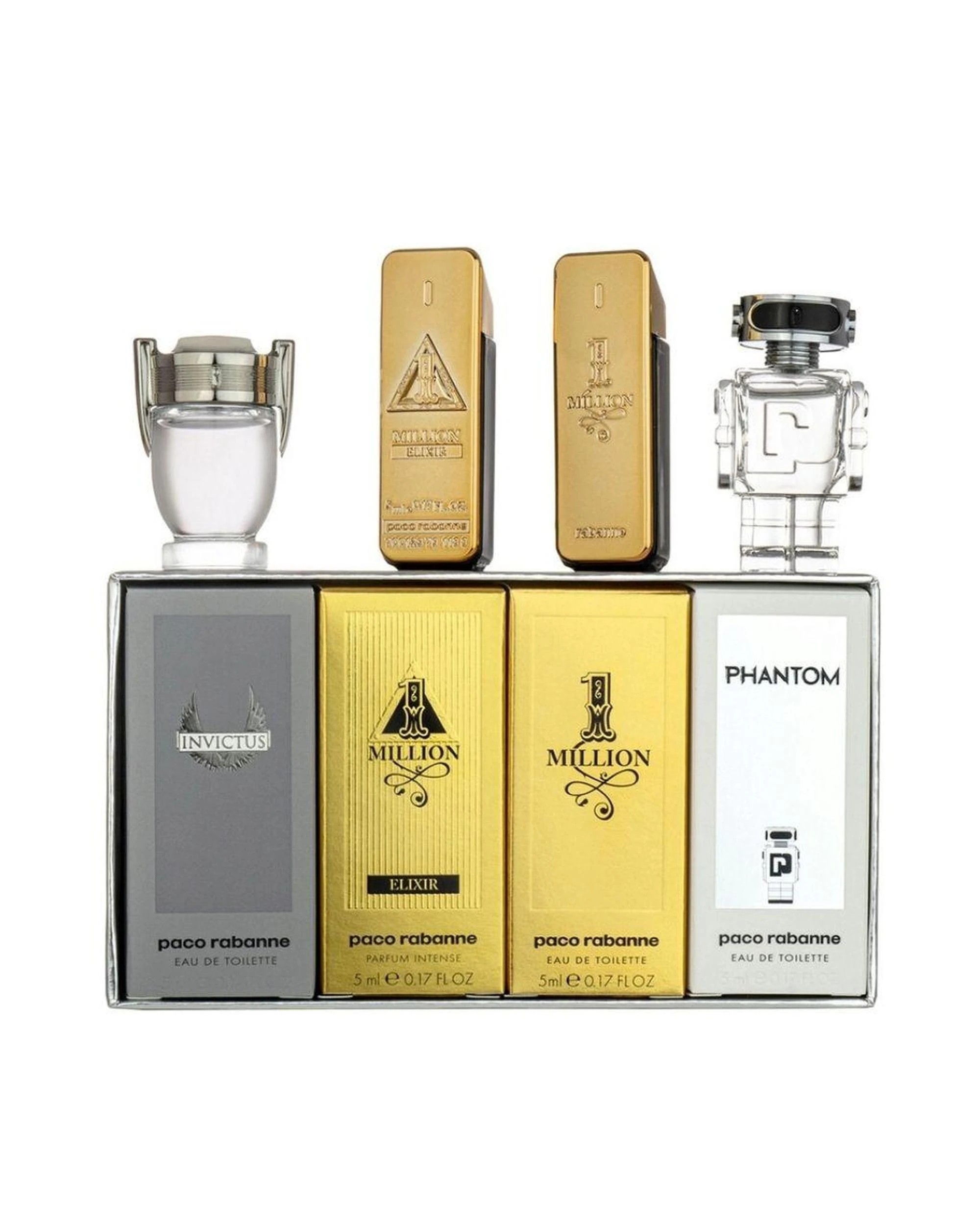 1 Paco Rabanne Miniature Collection 4 Piece 5ml Eau De Pafum, 1 of 1