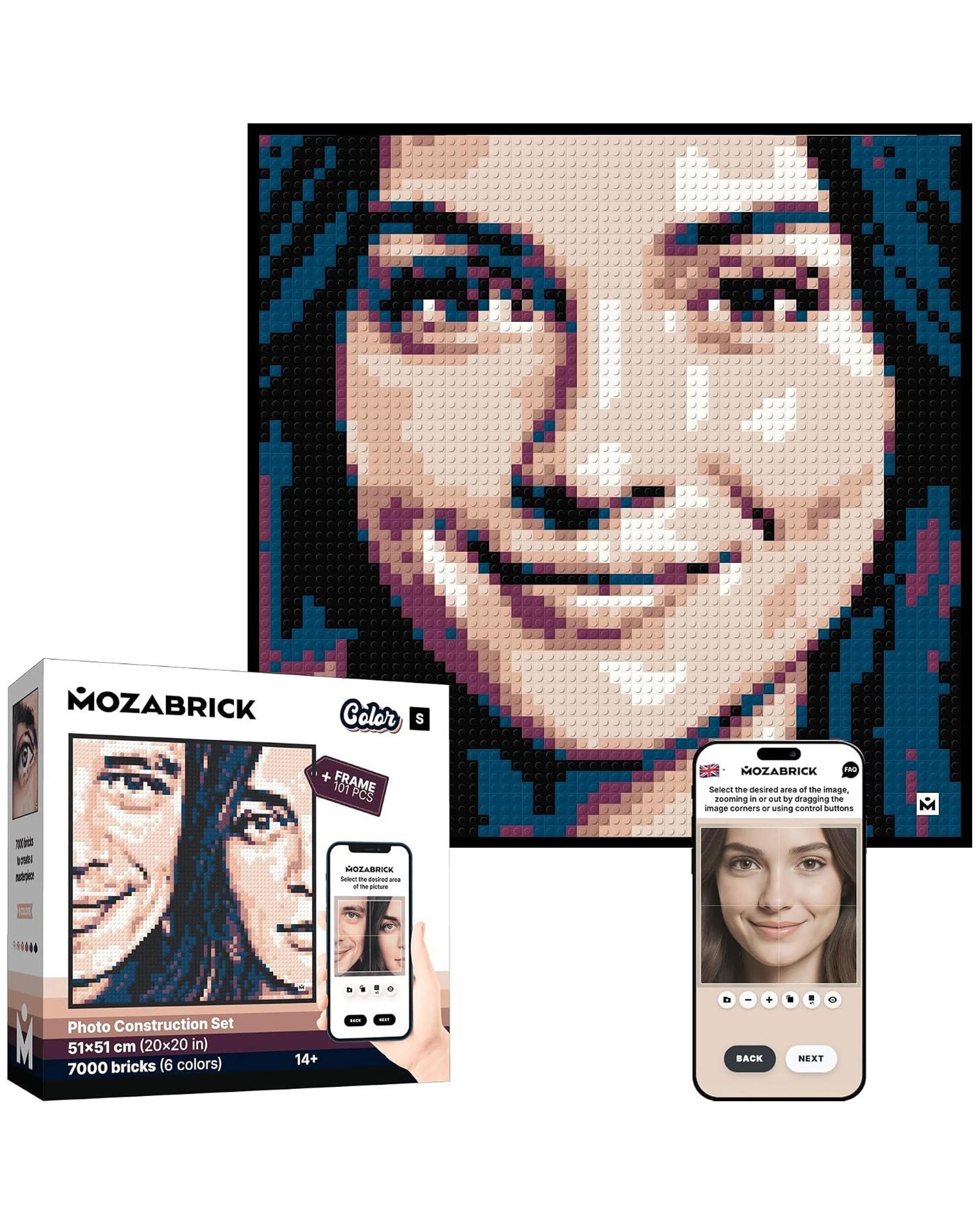 2 Mozabrick Color Model S Photo Construction Pixel Art Set 7000 Bricks, 2 of 2