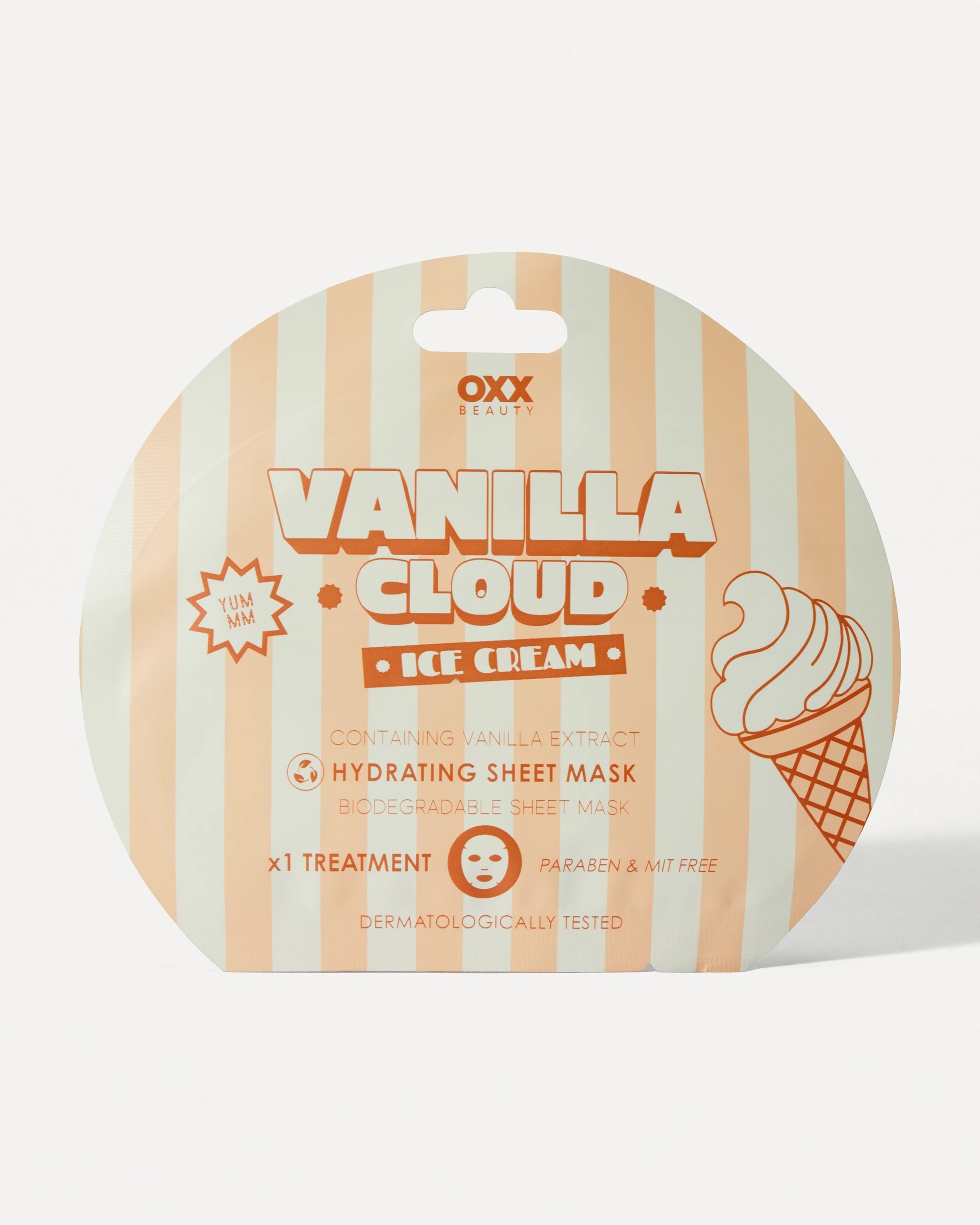 1 OXX Beauty Vanilla Cloud Ice Cream Hydrating Sheet Mask - Vanilla Extract, 1 of 2
