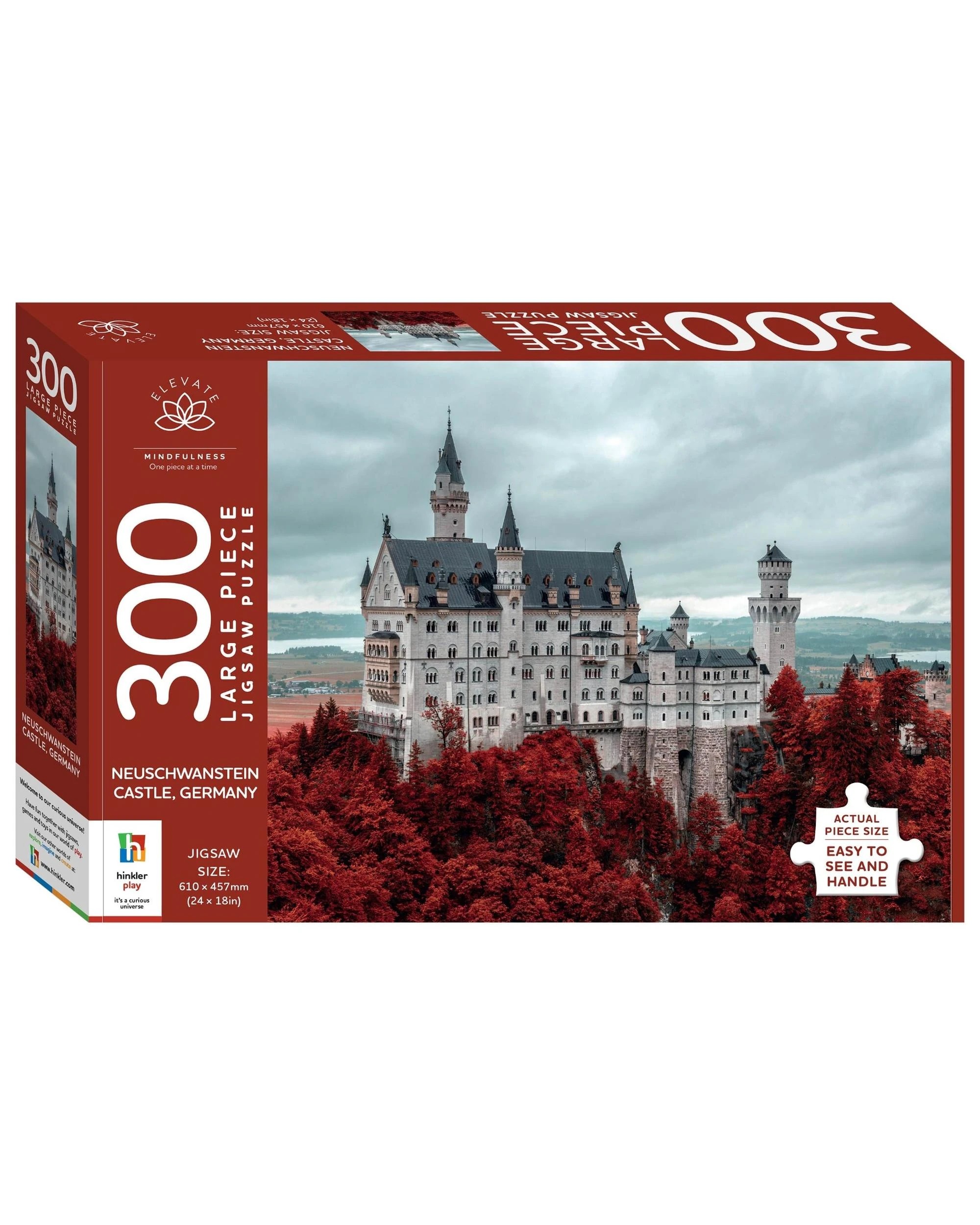 1 Hinkler Elevate Neuschwanstein Castle Germany 300 Piece Puzzle, 1 of 4