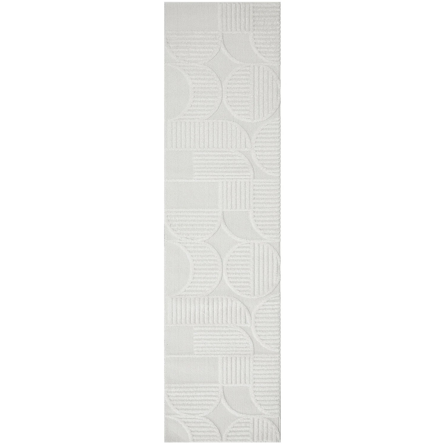 2 Common Ground Rugs Nirvana Leo 400x80cm - Large Runner Power Loomed Pet Friendly Rug - Natural, 2 of 7