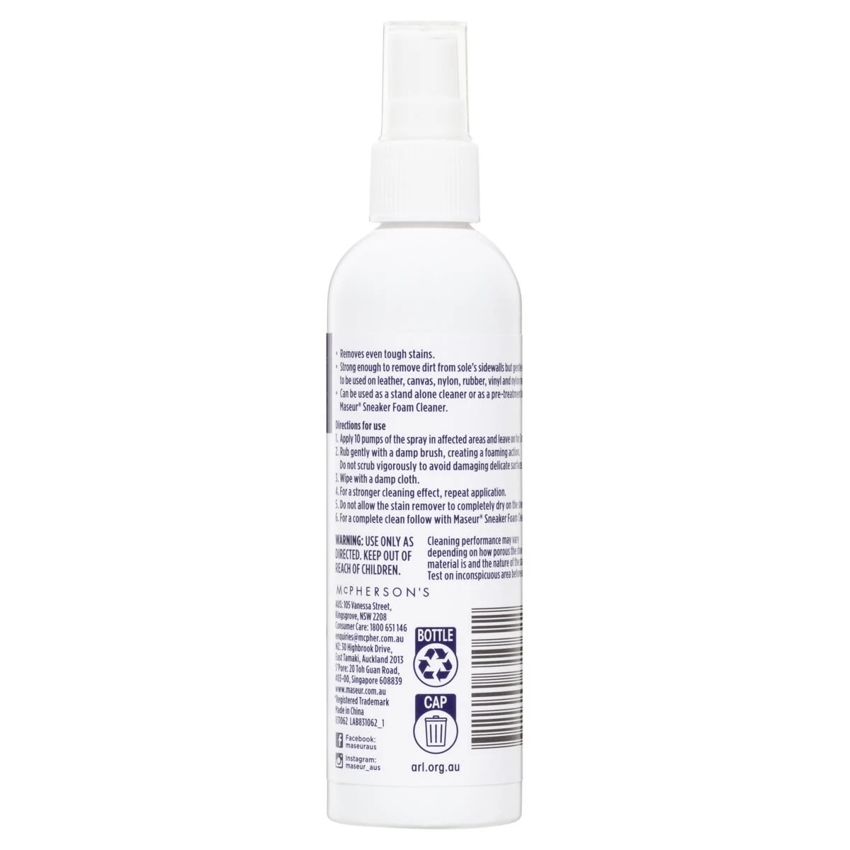 2 Maseur Footcare Sneaker Stain Remover 120ml, 2 of 6