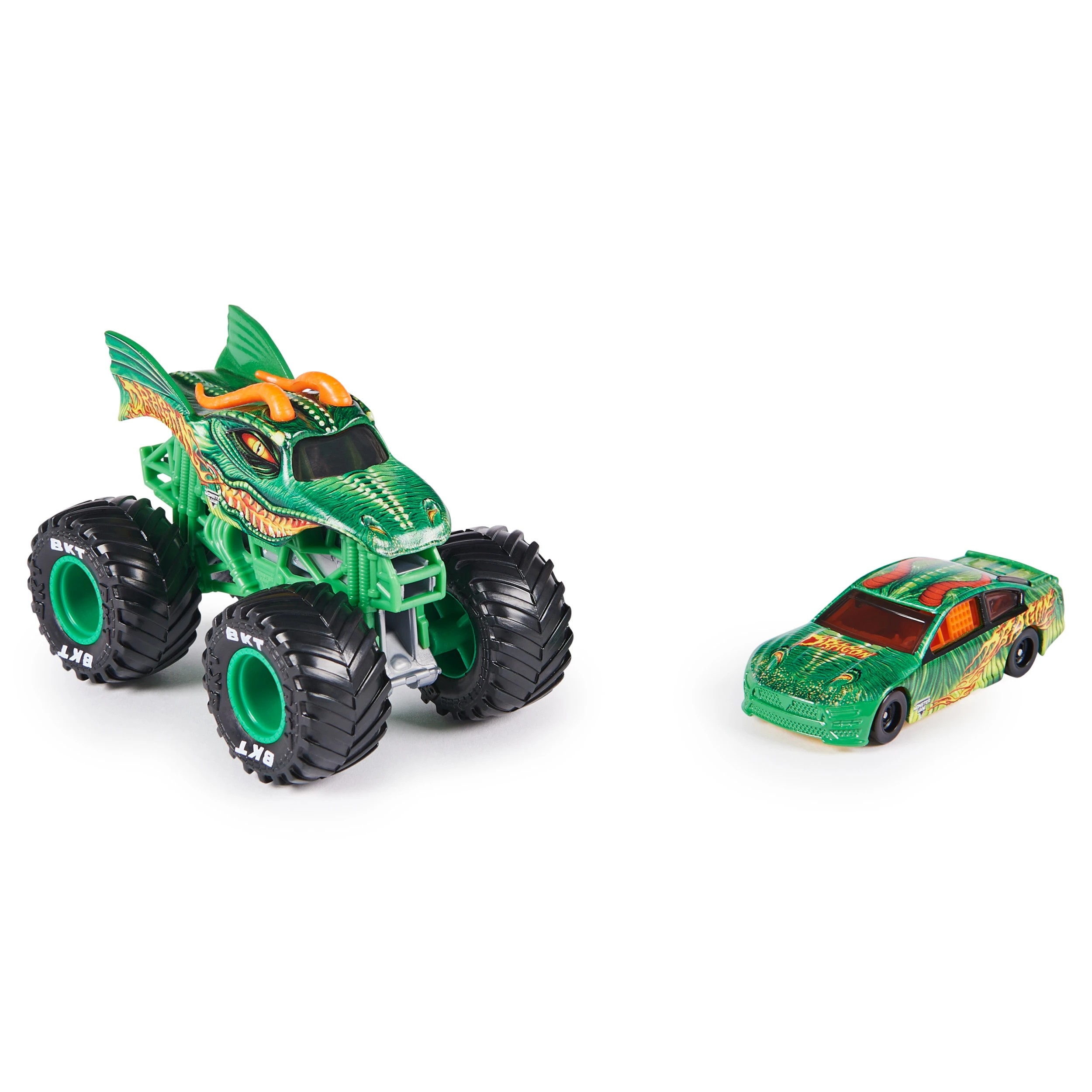 7 Monster Jam 1:64 Scale Truck and Race Car Set - Assorted, 7 of 7