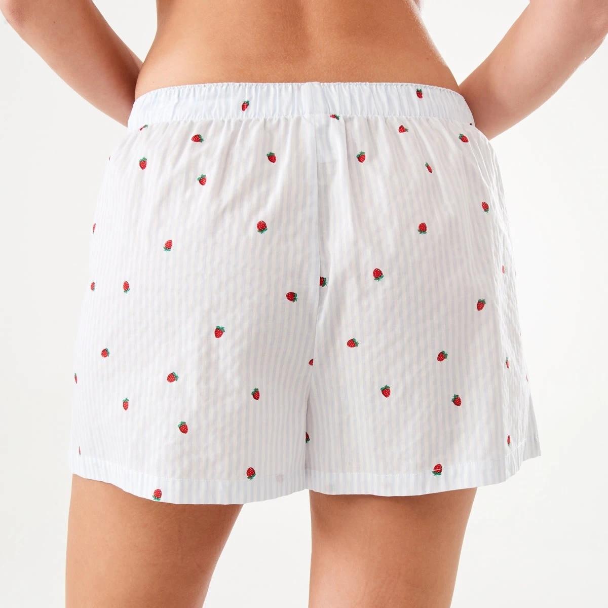 3 Boyfriend Boxer Shorts Berry St B, 3 of 7