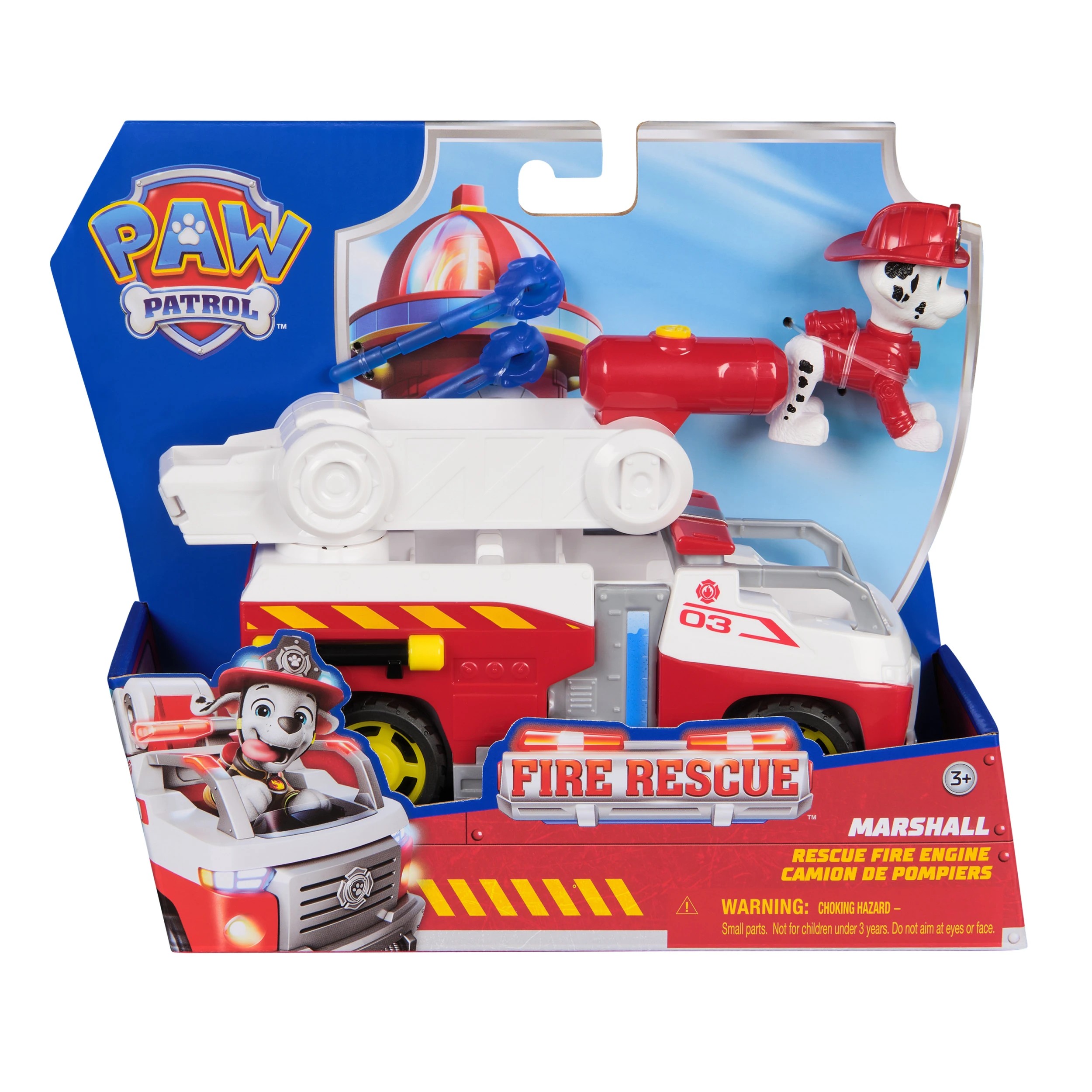 6 PAW Patrol Fire Rescue: Marshall Rescue Fire Engine, 6 of 10