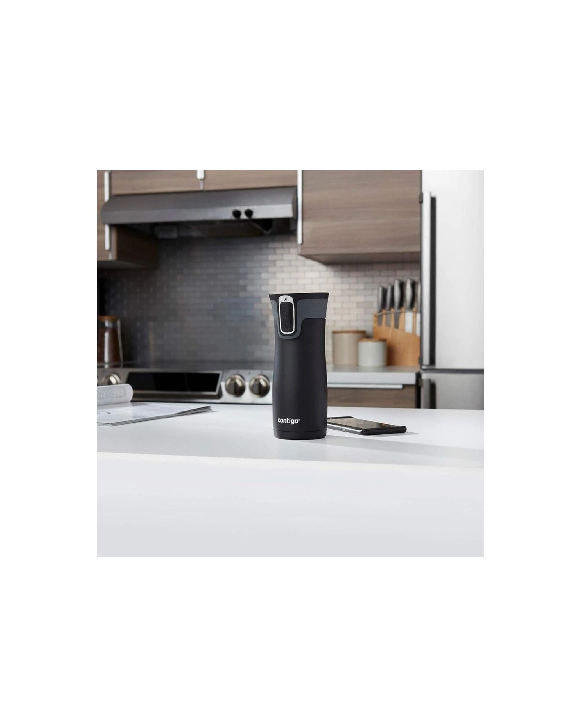 6 Contigo West Loop Autoseal Travel Mug 473ml Stainless Insulated - Matte Black, 6 of 6