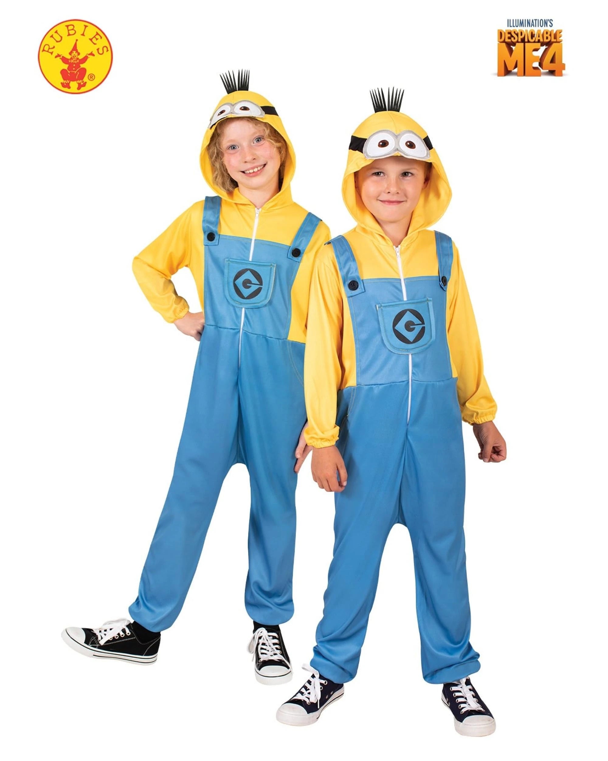 2 Despicable Me 4 Minion Jumpsuit Costume Size 3-5 Years, 2 of 4