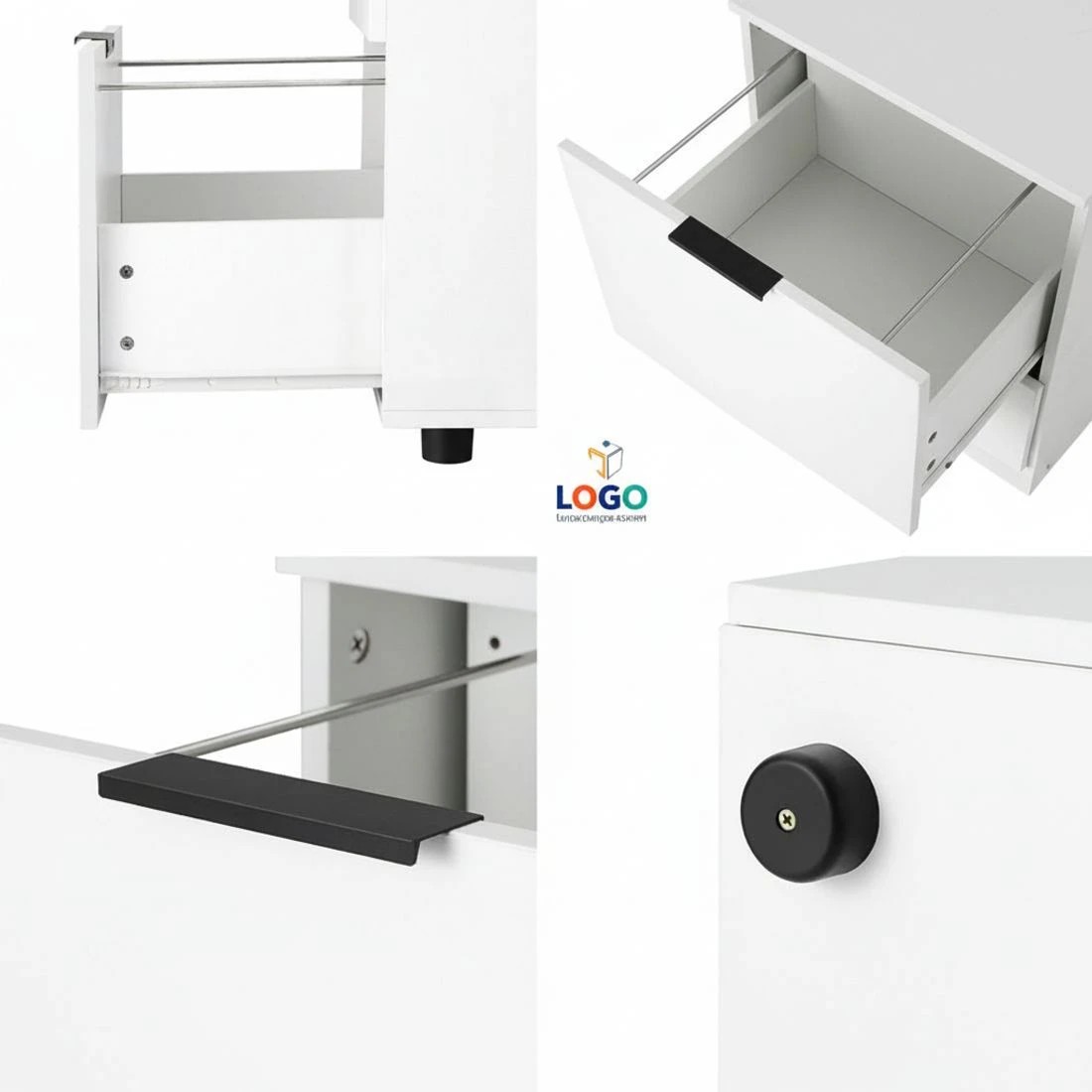 7 Artiss Filing Cabinet Files Storage Office Shelves File Organiser White 2 Drawer
 - white, 7 of 8