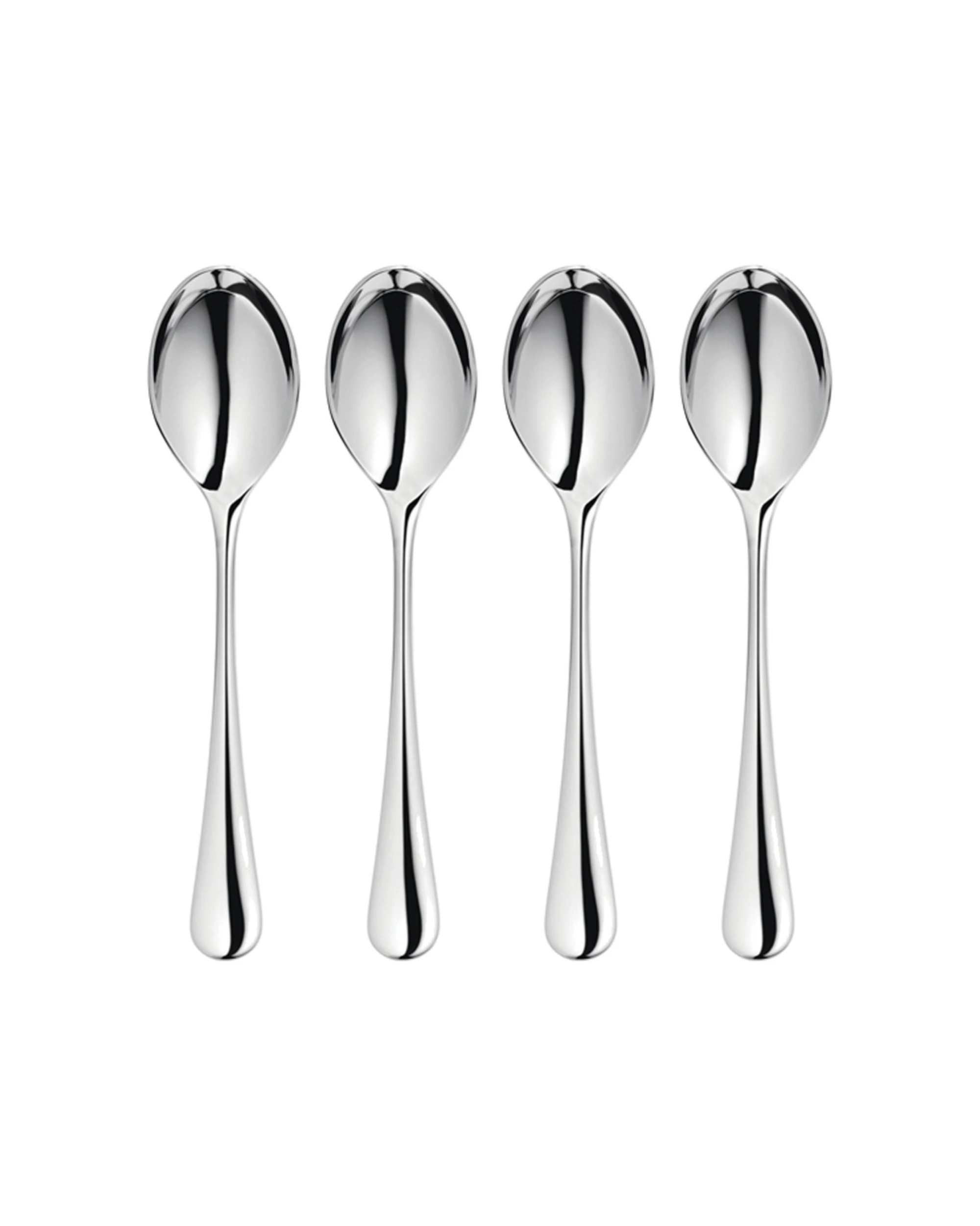 1 Robert Welch 4x Radford Utensils Collection Dessert Spoon Stainless Steel - Silver, 1 of 2