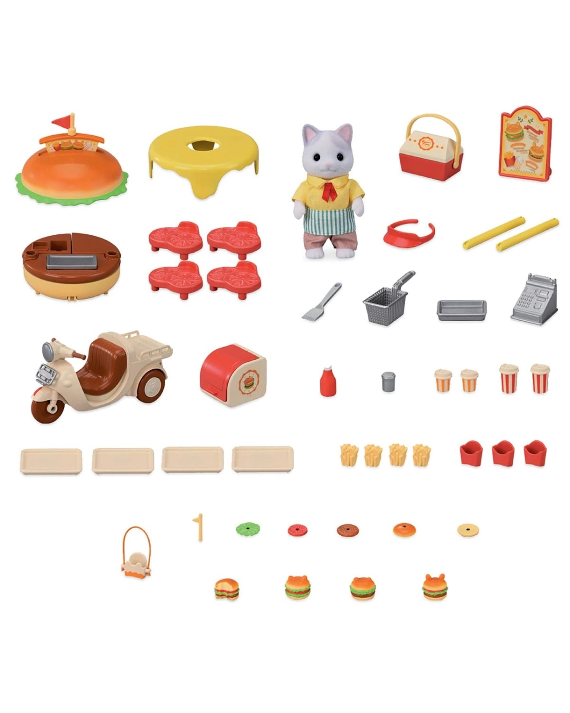 3 Sylvanian Families Hamburger Stand, 3 of 4