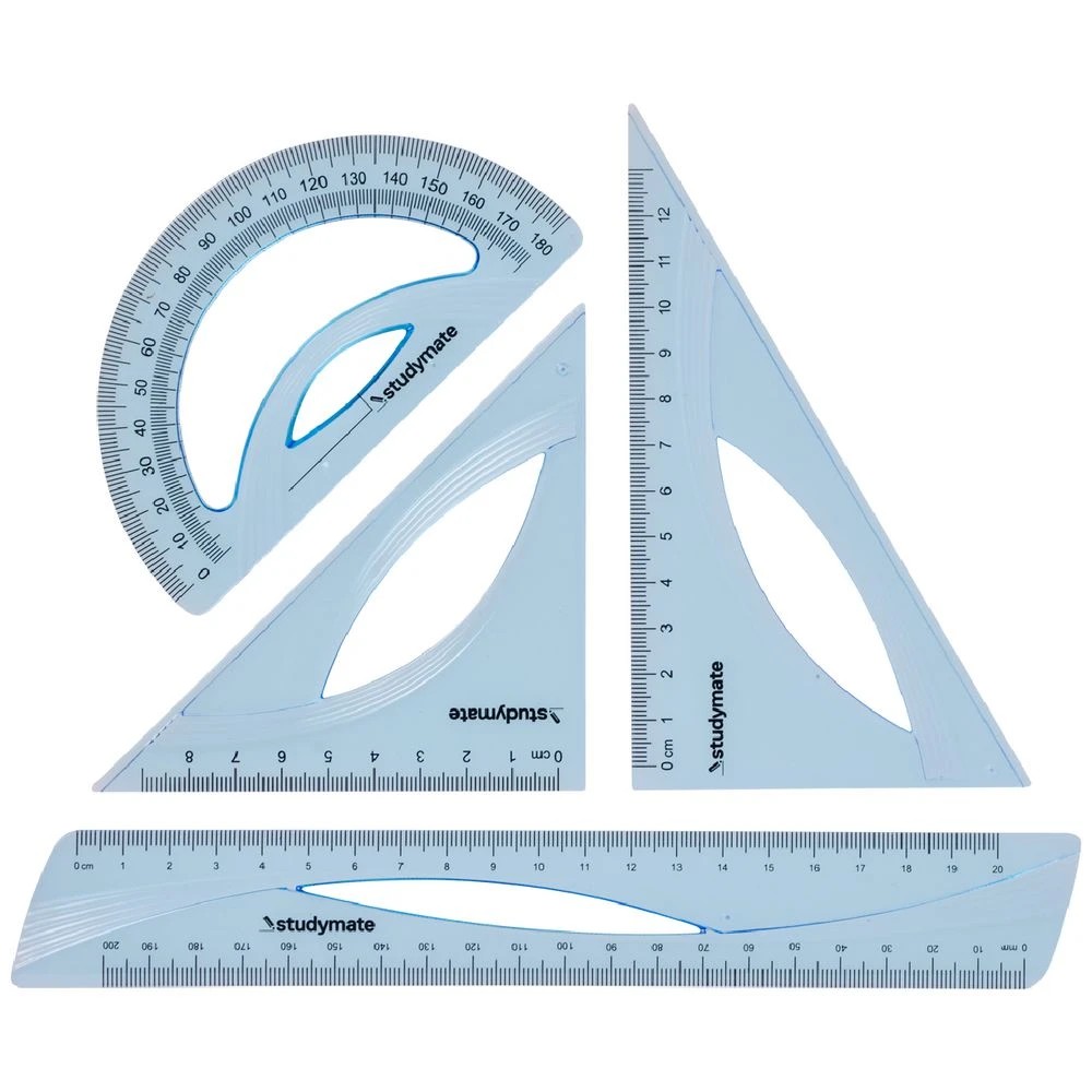 1 Studymate 4 Piece Geometry Set, 1 of 2