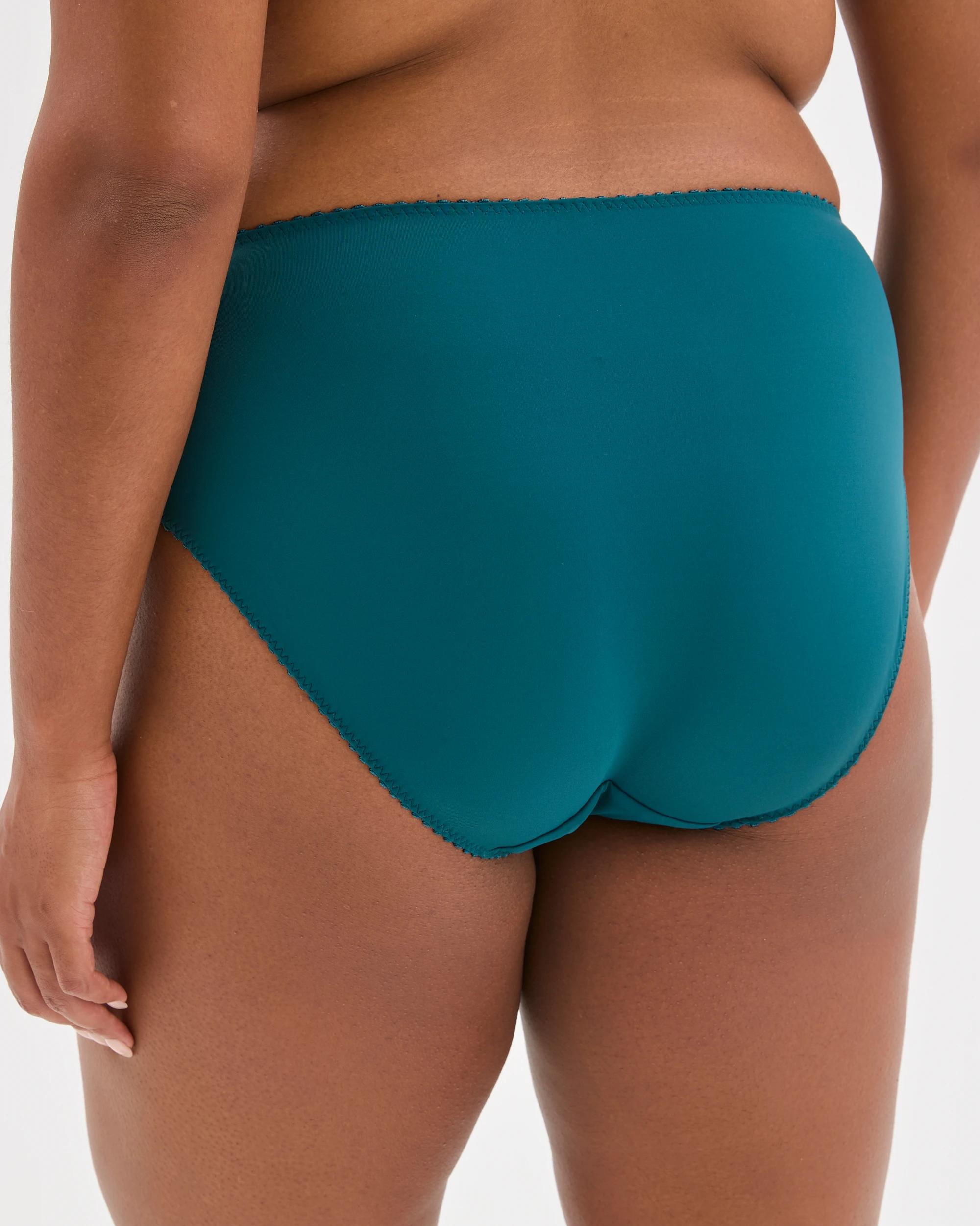 3 Target Woman High Cut Lace Briefs GREEN, 3 of 3