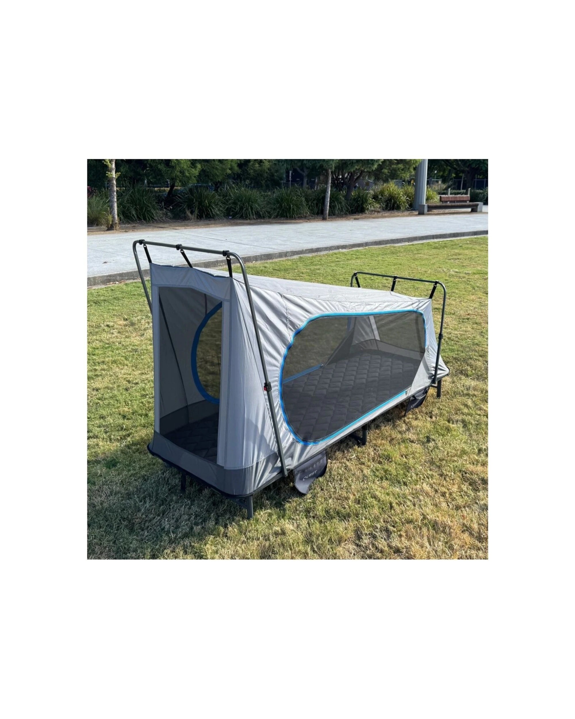 8 Quest Outdoors The Beast Stretcher Tent Single Person Blackout Fly - Multi, 8 of 8