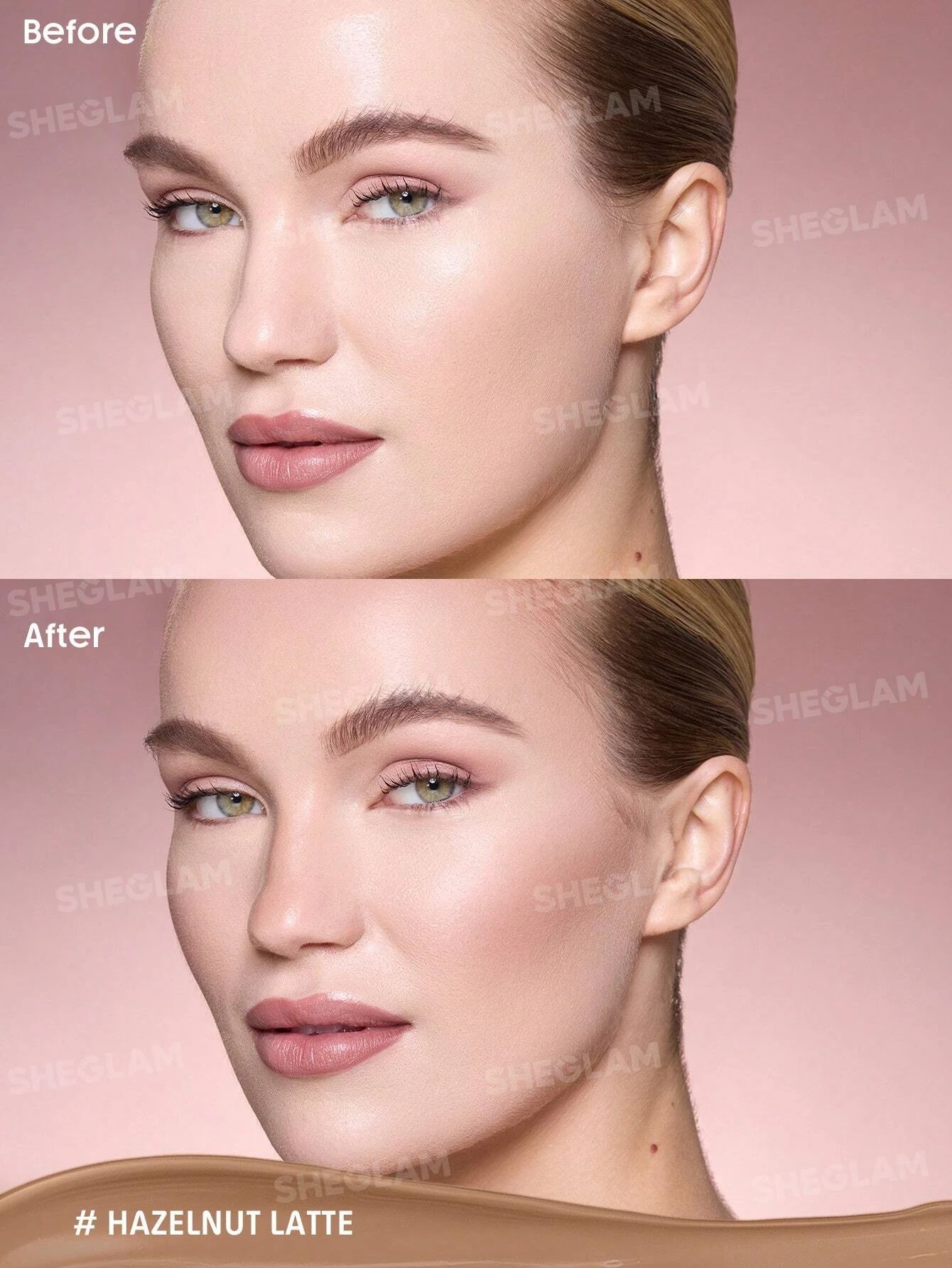 3 SHEGLAM Buttery Buff Contour & Bronzer Stick - Hazelnut Latte, 3 of 7