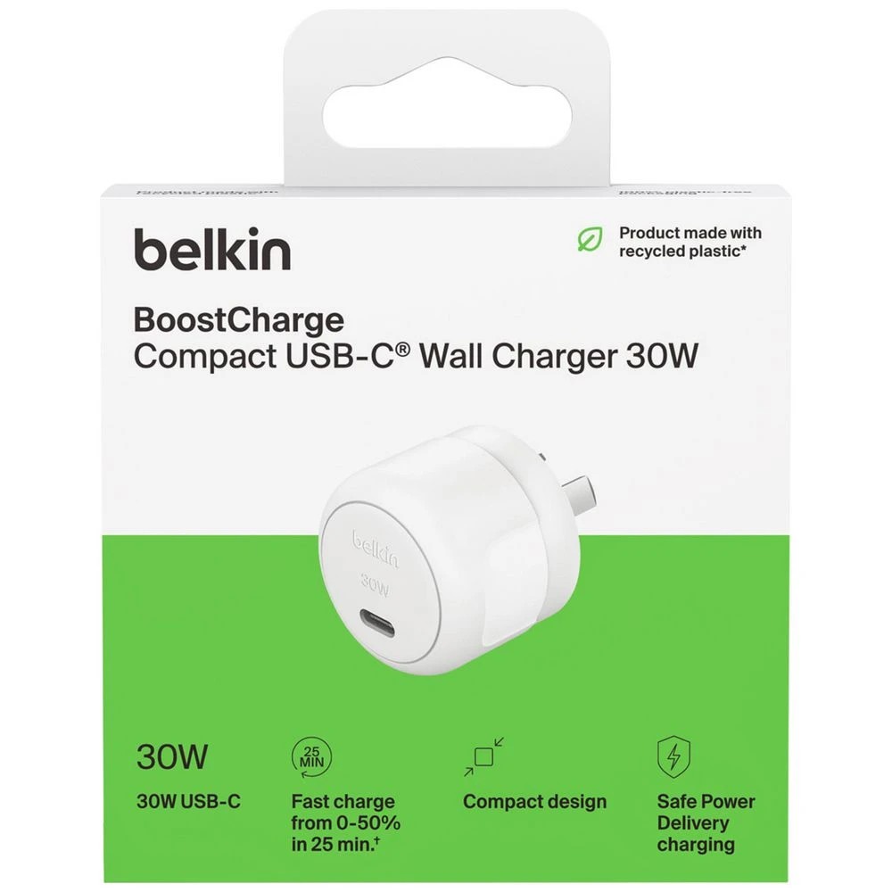 5 Belkin 30W USB-C Wall Charger White, 5 of 5