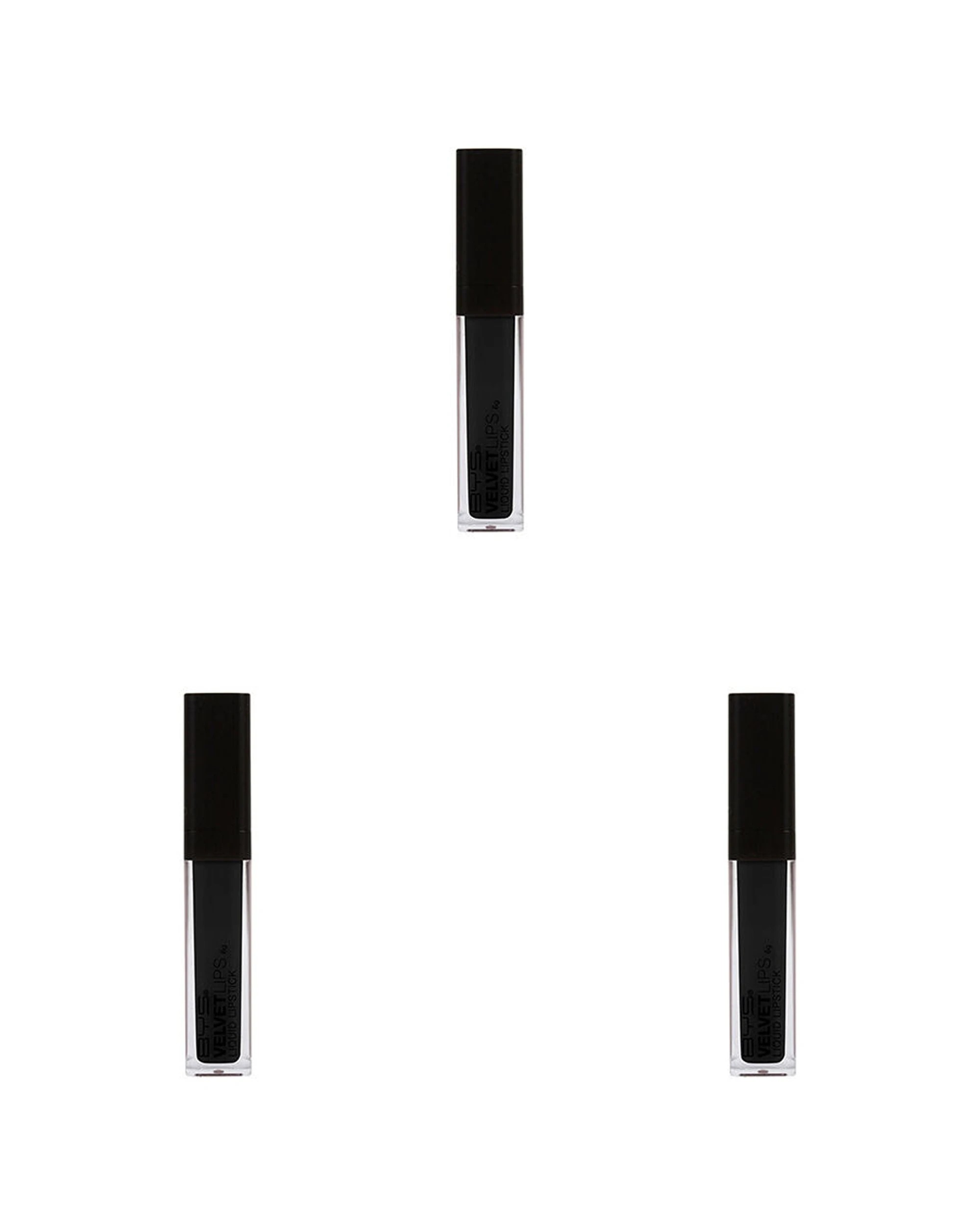 1 BYS Velvet Lipstick Dark Night 3PK Makeup 6g - Black, 1 of 4