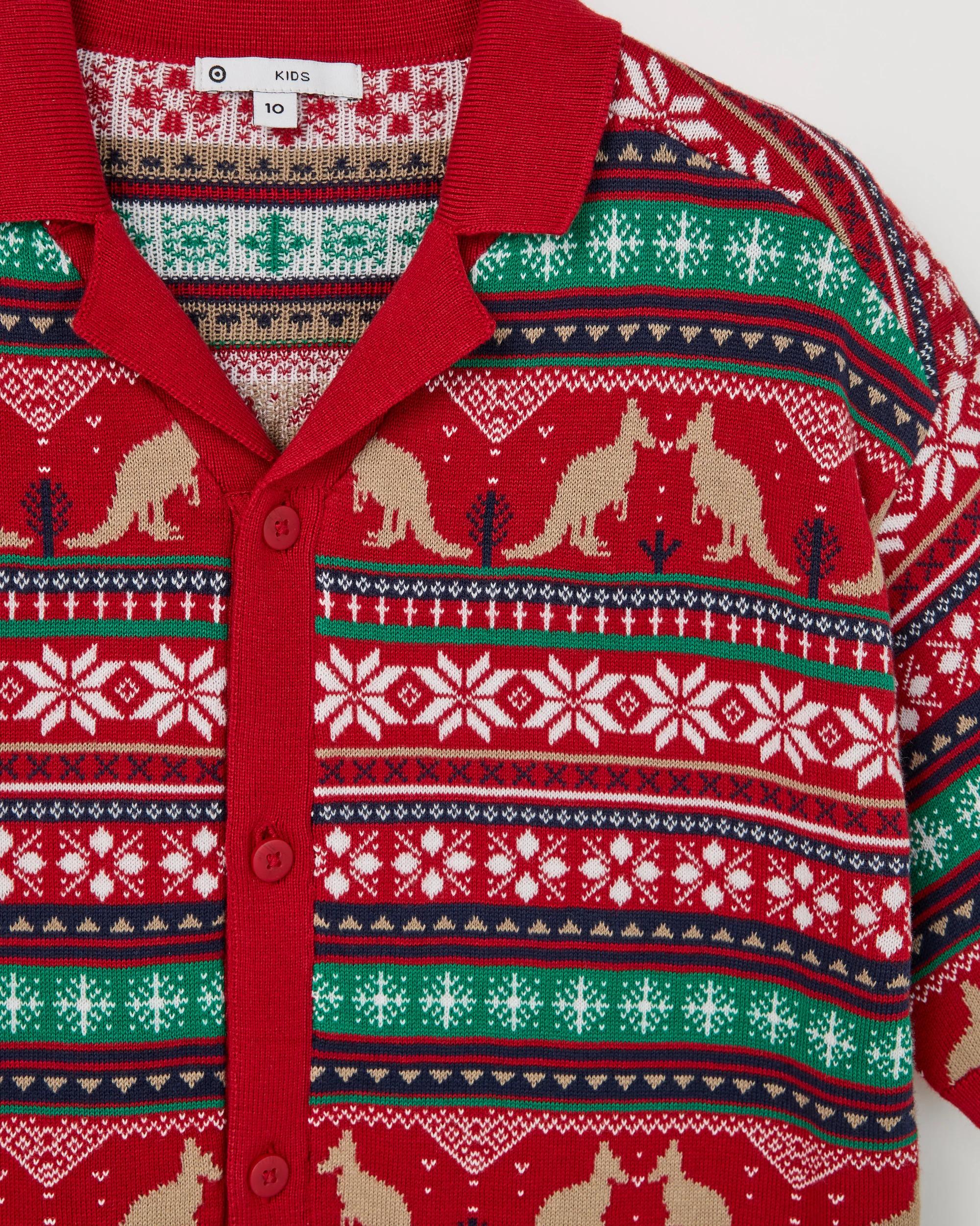 Target Kids Boys Family Matching Australian Cotton Christmas Knit Shirt ...