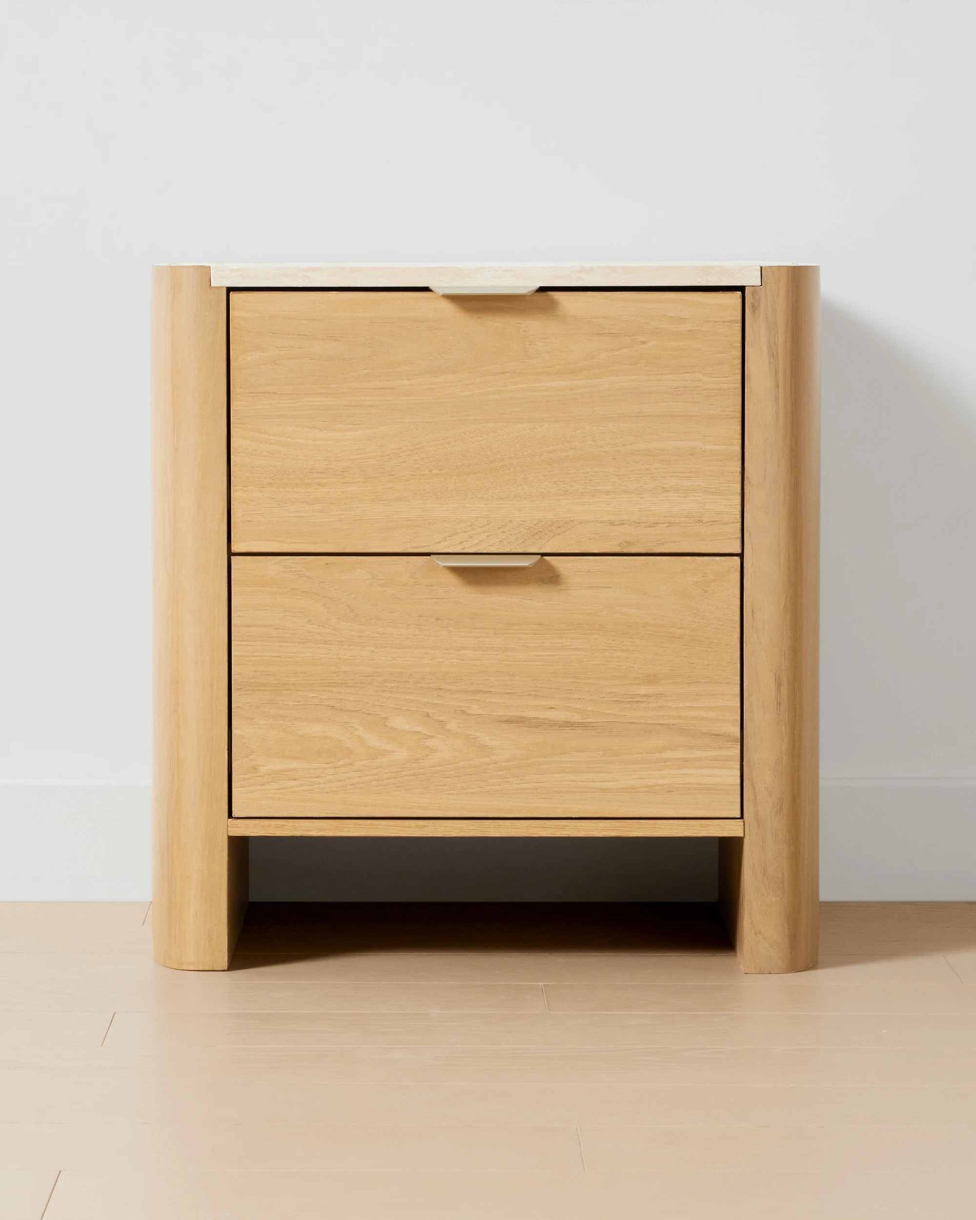 3 Hazel 2 Drawer Bedside Table, 3 of 9