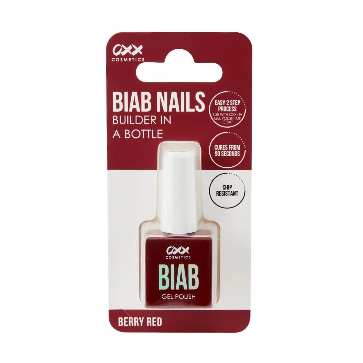 4 OXX Cosmetics BIAB Gel Nail Polish - Berry Red, 4 of 4