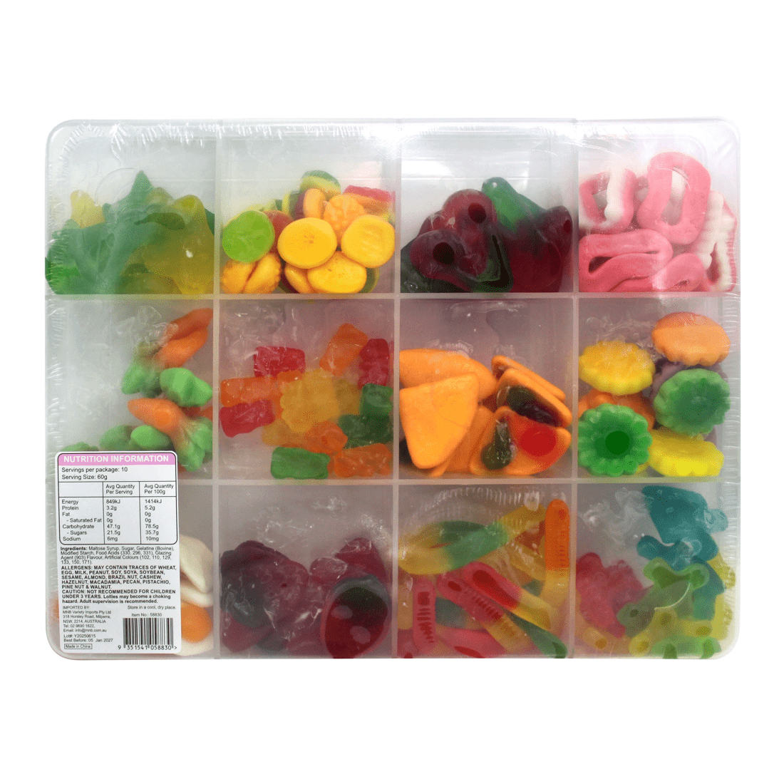 2 Snackle Box Sweet Gummy Selection 600g, 2 of 2