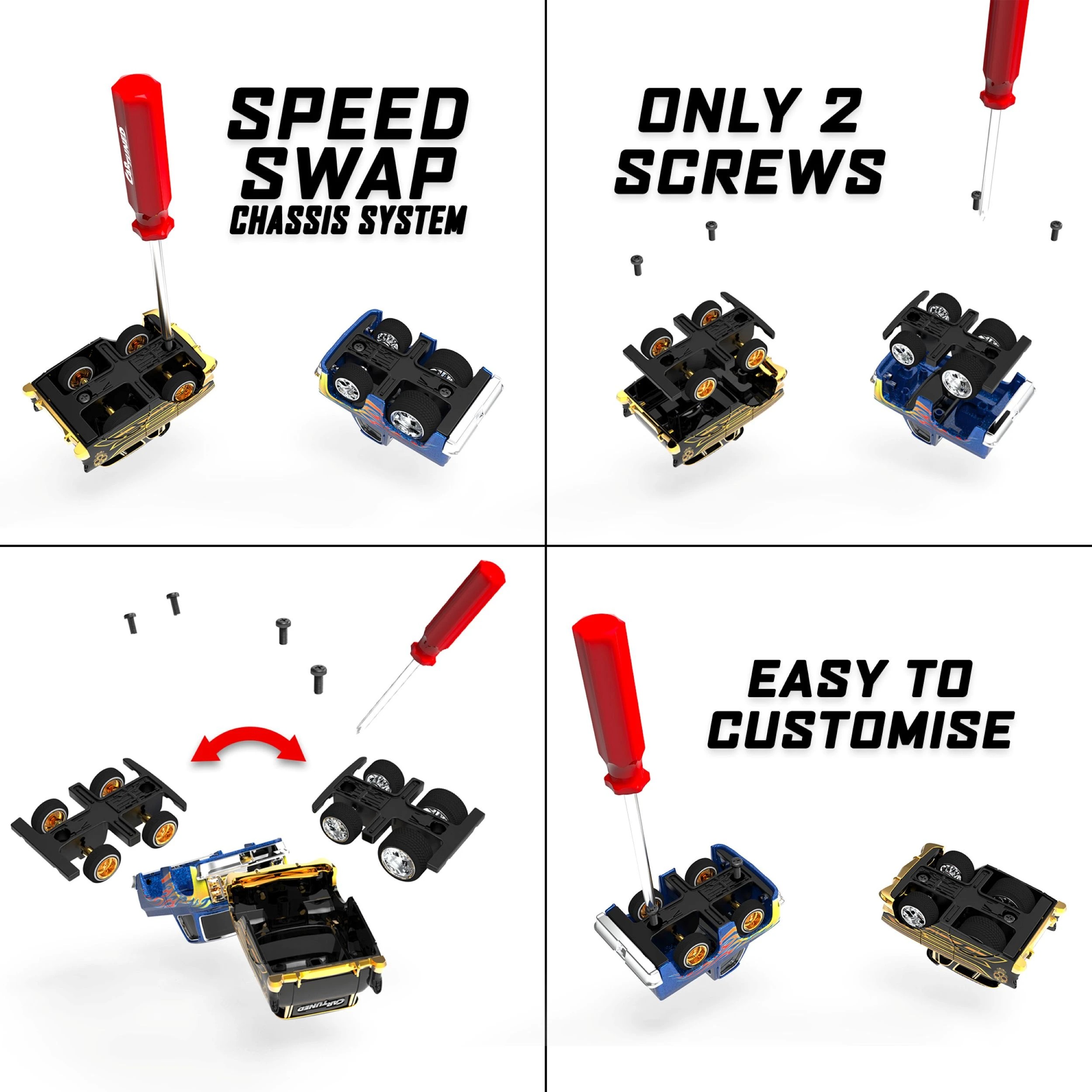 4 Car Tuned CarTuned™ JDM Series 4 - Assorted - Multi, 4 of 7