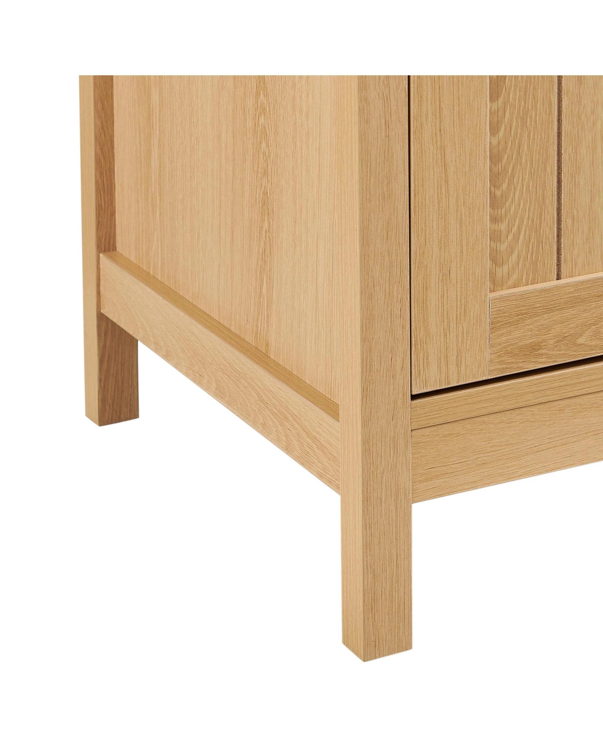 10 Kodu Buffet Sideboard Cabinet 3 Doors - Natural, 10 of 10