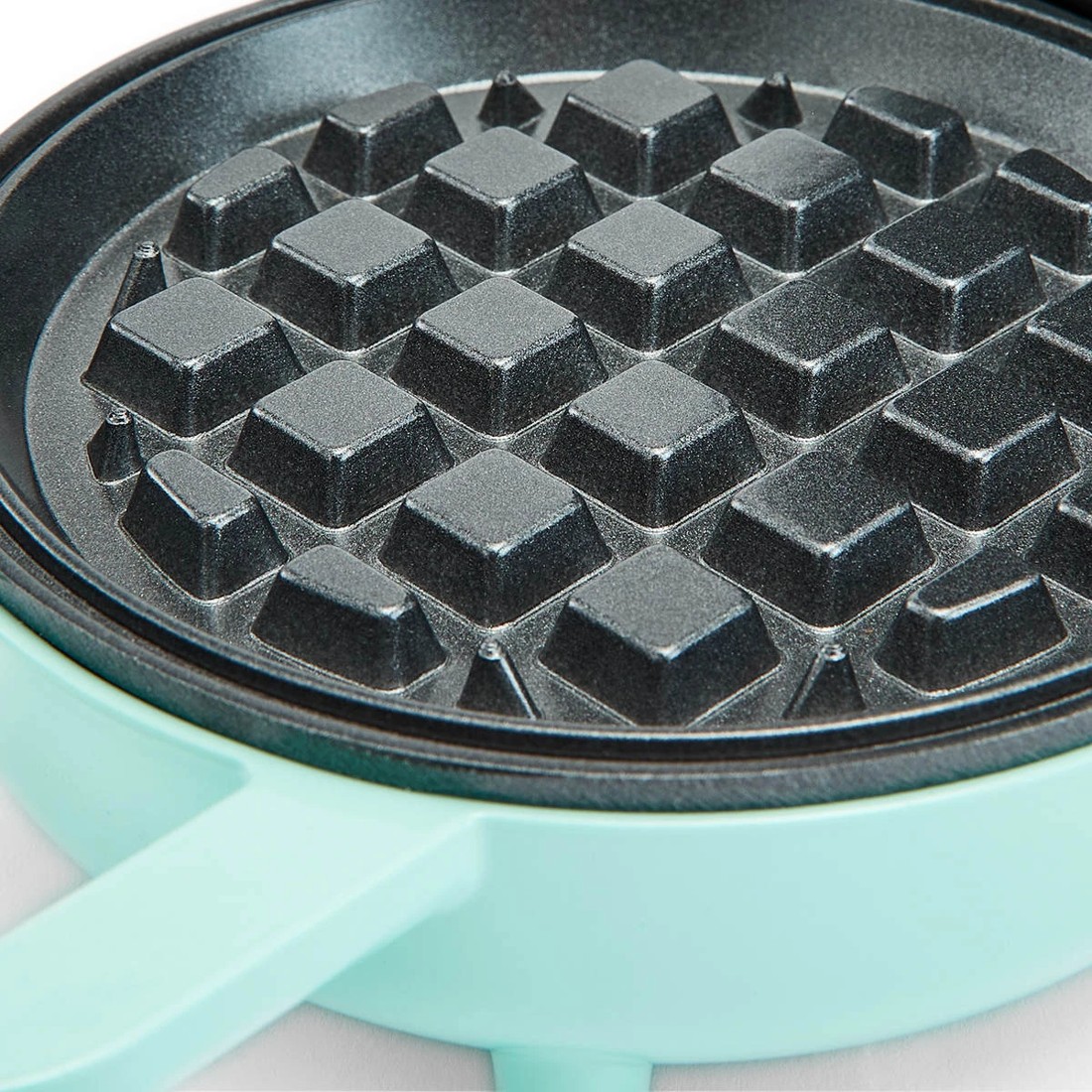 9 Mini Waffle Maker - Green, 9 of 10