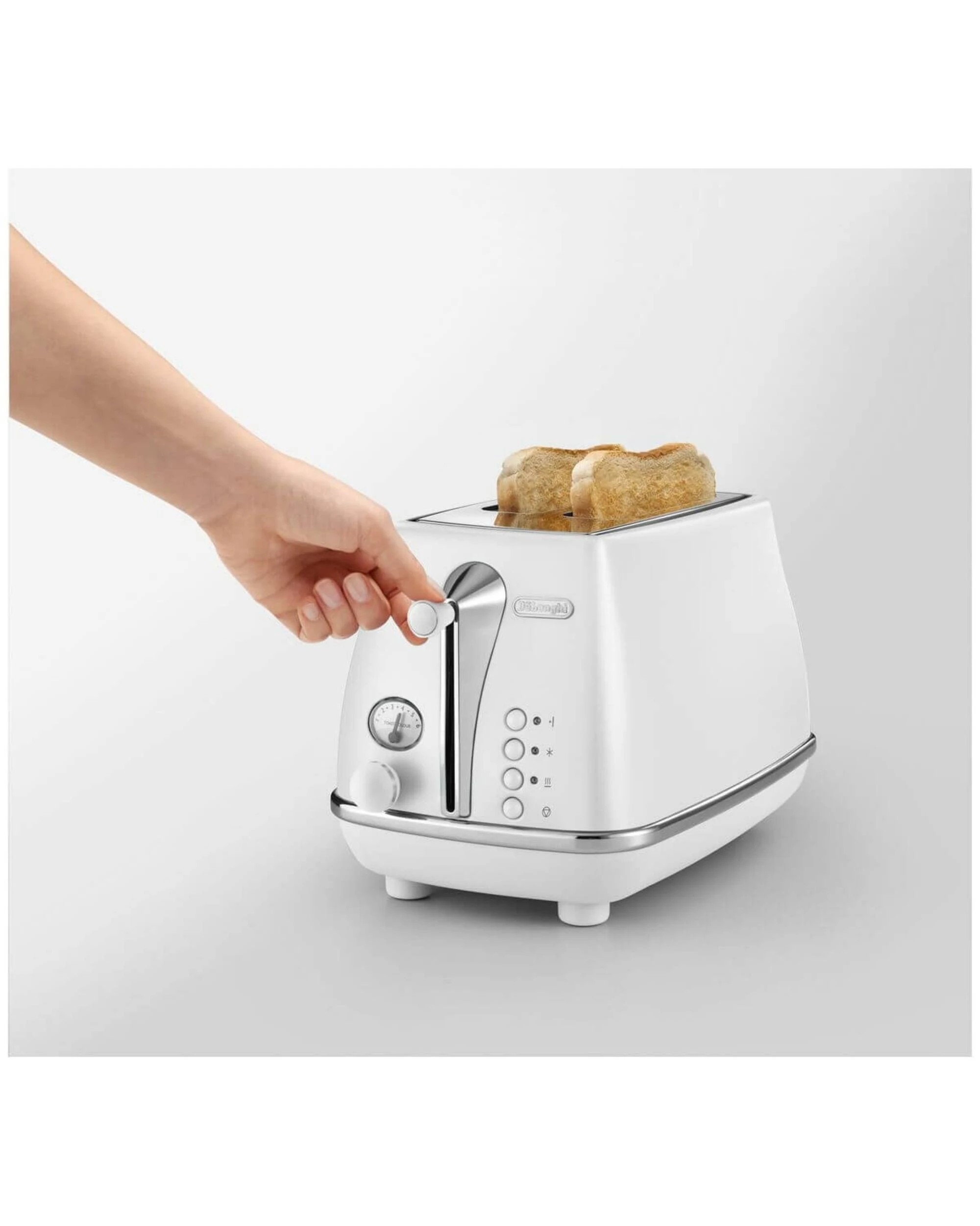3 De'Longhi Icona Capitals 2 Slice Toaster Sydney White, 3 of 4