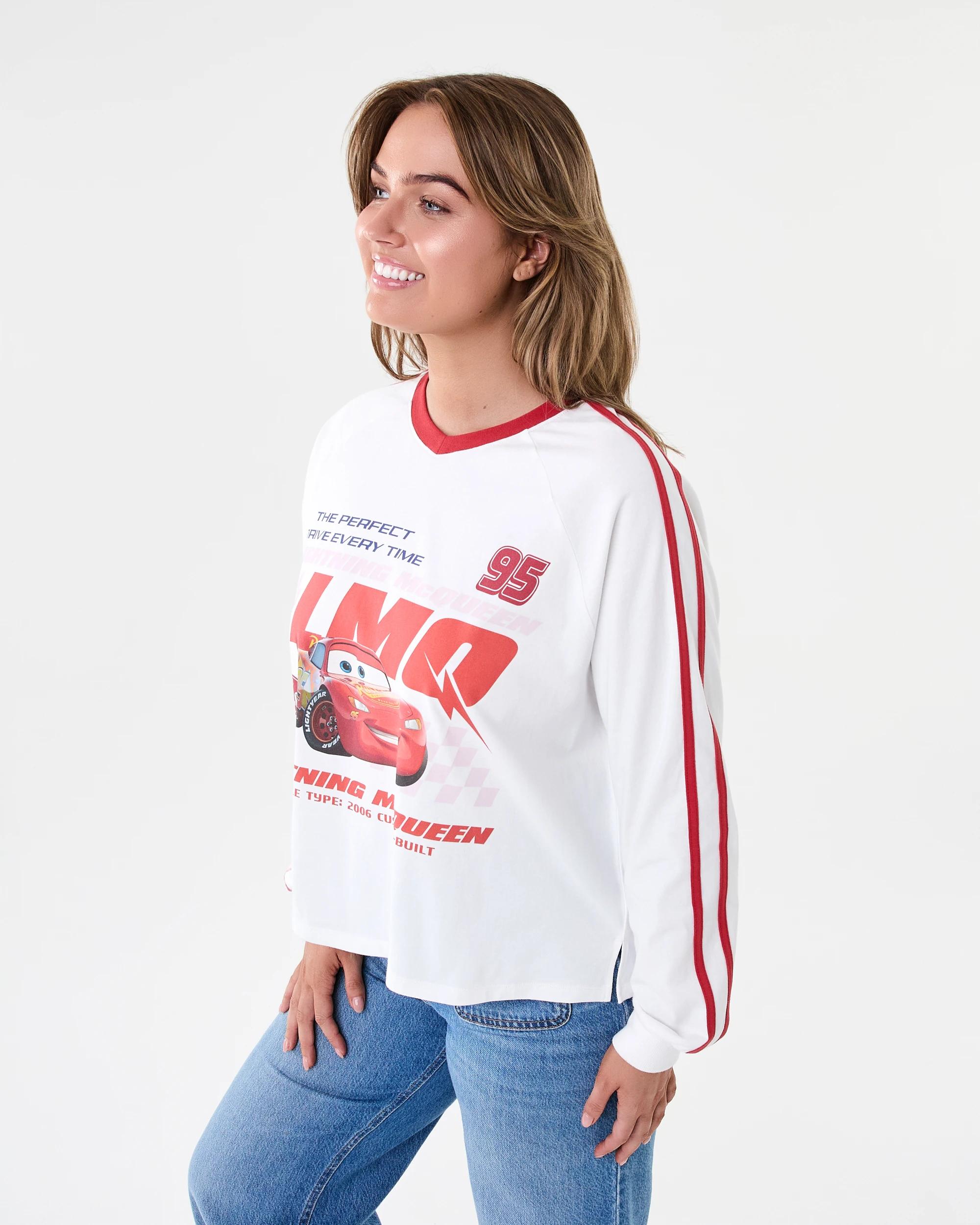 2 Cars License Long Sleeve Oversized T-shirt Carsls, 2 of 7
