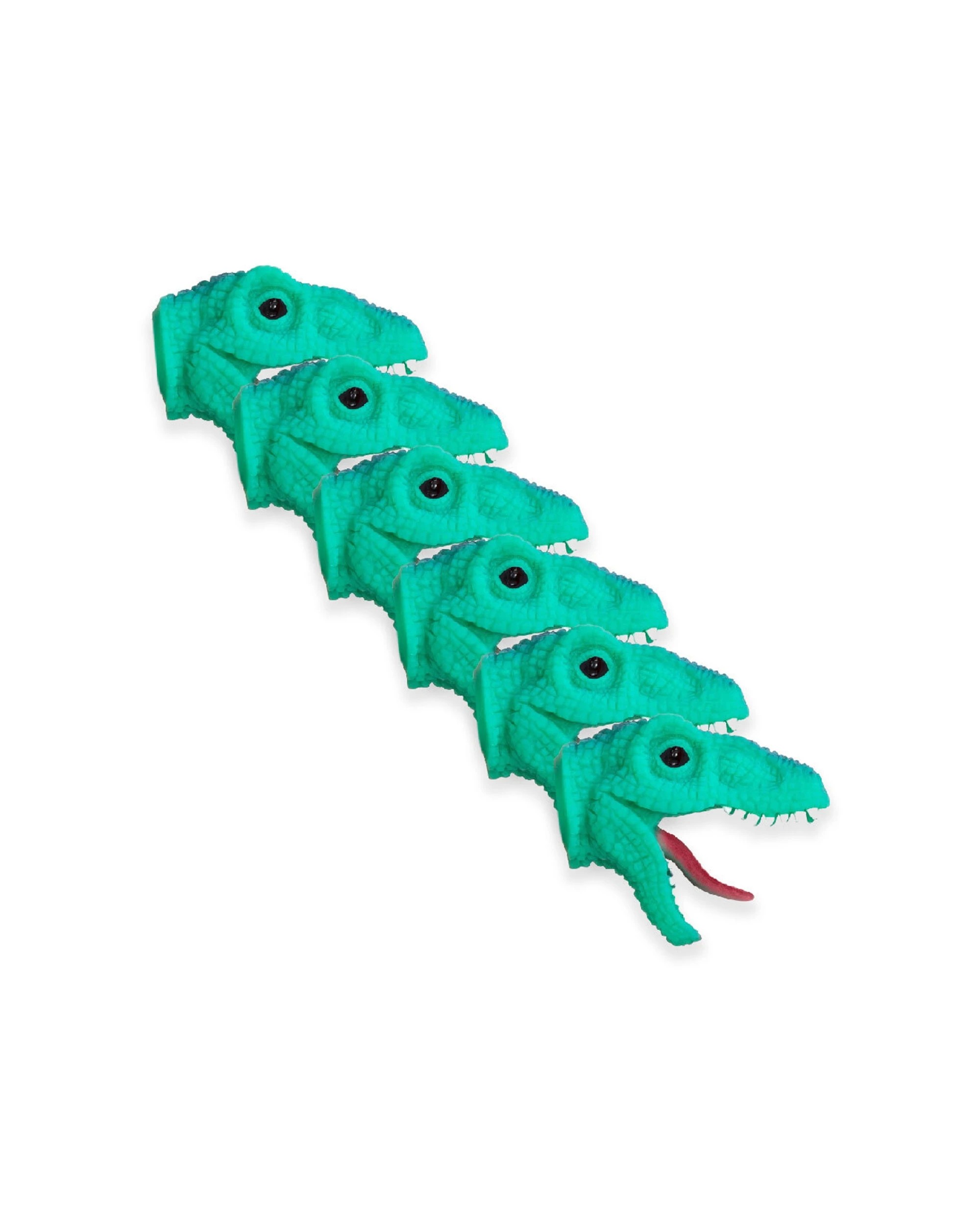 1 Schylling 6PK Baby Dino Snappers Finger Puppet 6cm - Multi, 1 of 4