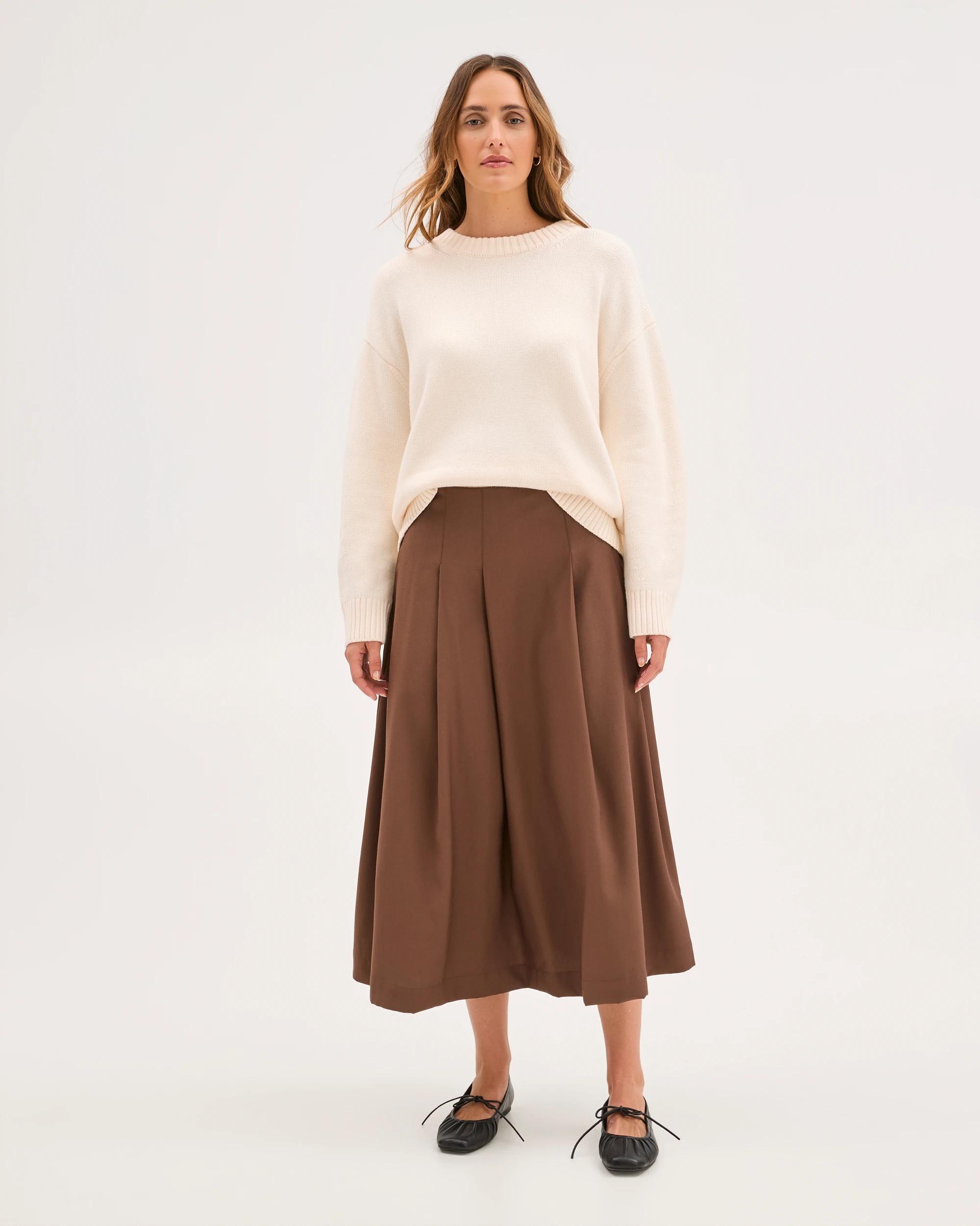 2 Target Woman Australian Cotton Blend Oversized Jumper PEARL, 2 of 7
