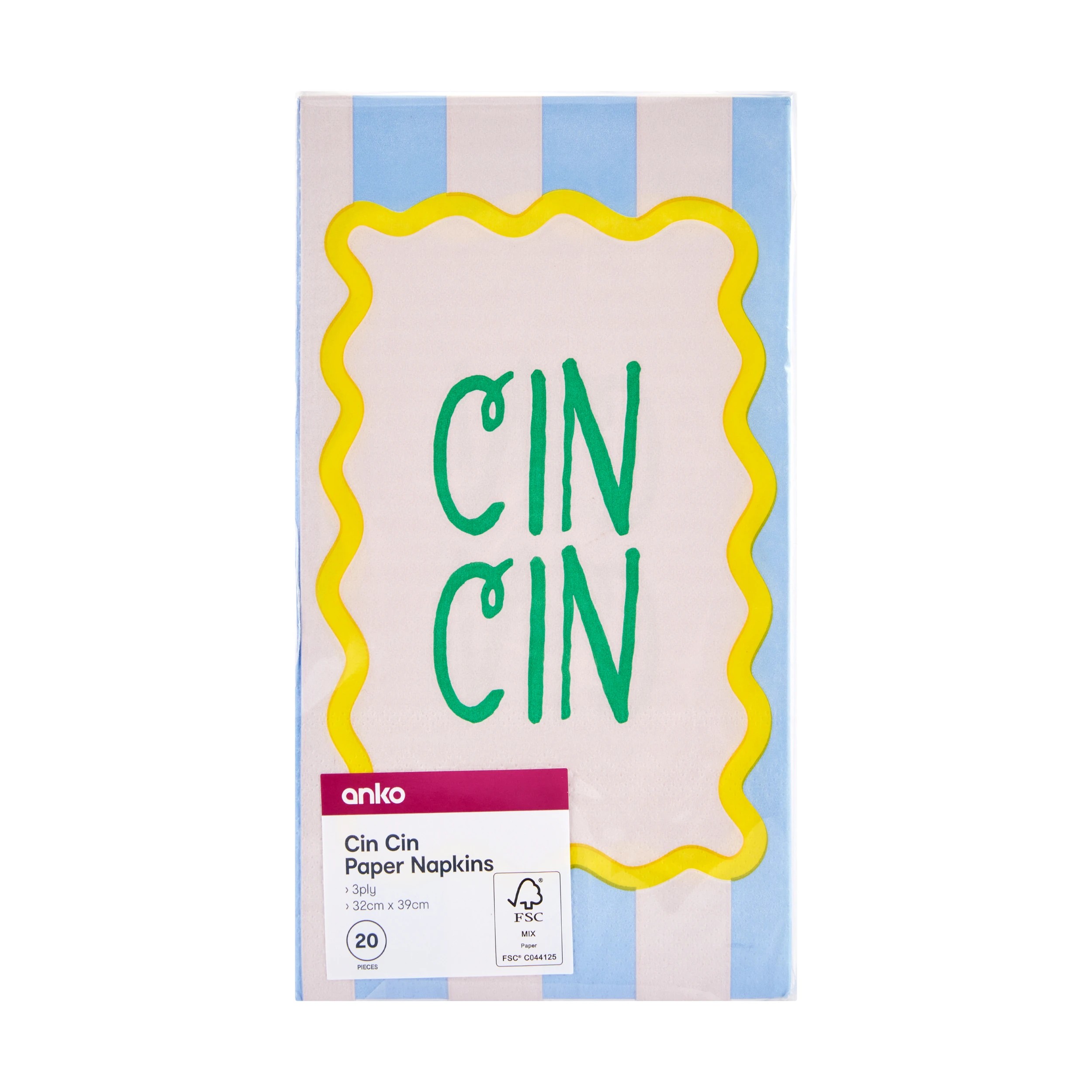 4 20 Piece Cin Cin Paper Napkins, 4 of 4