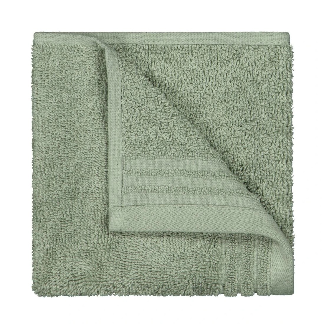 1 Edan Cotton Face Washer - Moss, 1 of 6