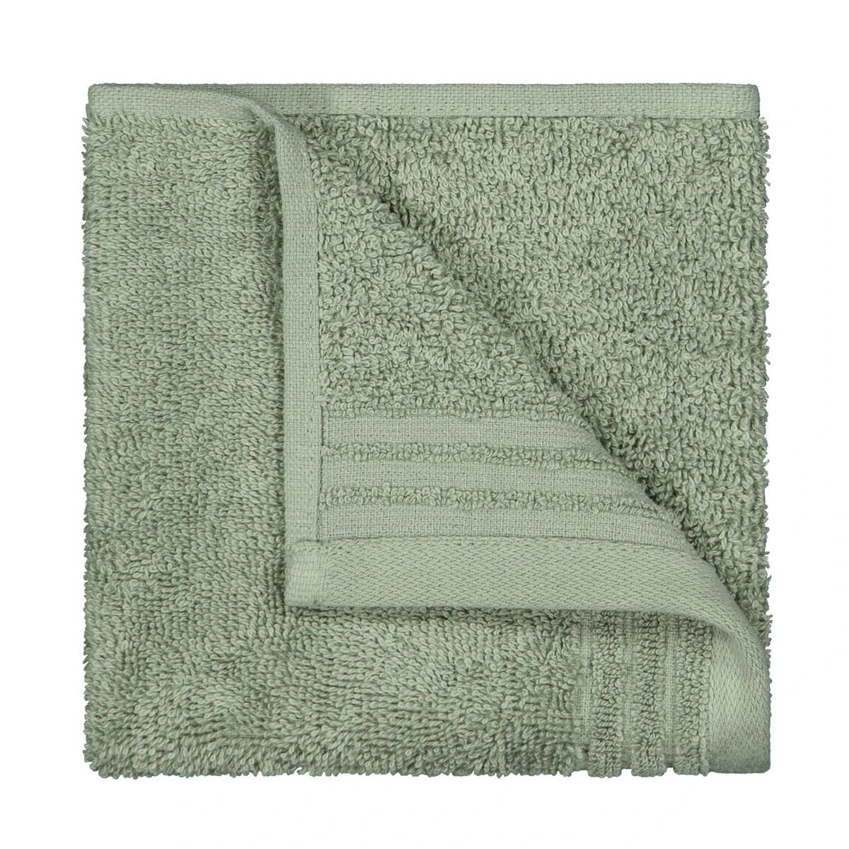 1 Edan Cotton Face Washer - Moss, 1 of 6