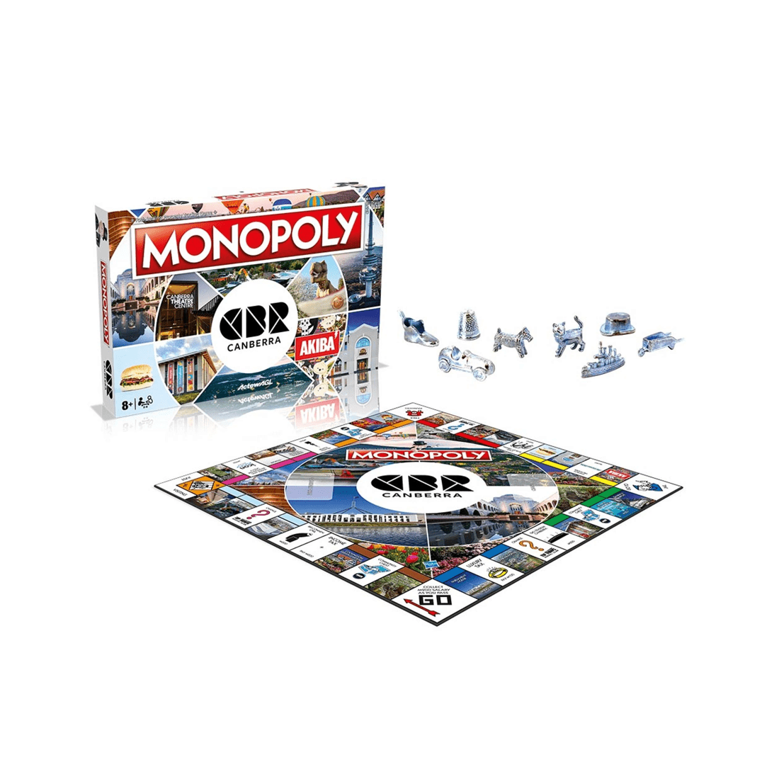 6 Winning Moves Monopoly Canberra Edition Board Game, 6 of 6