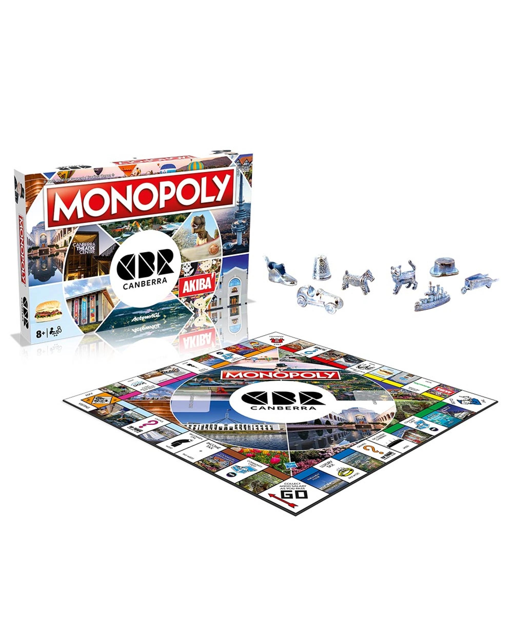 6 Monopoly Canberra Edition Board Game, 6 of 6