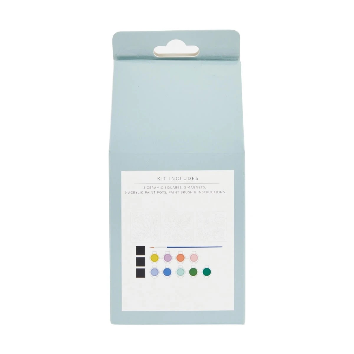 3 DIY Painted Ceramic Magnets Craft Kit, 3 of 3