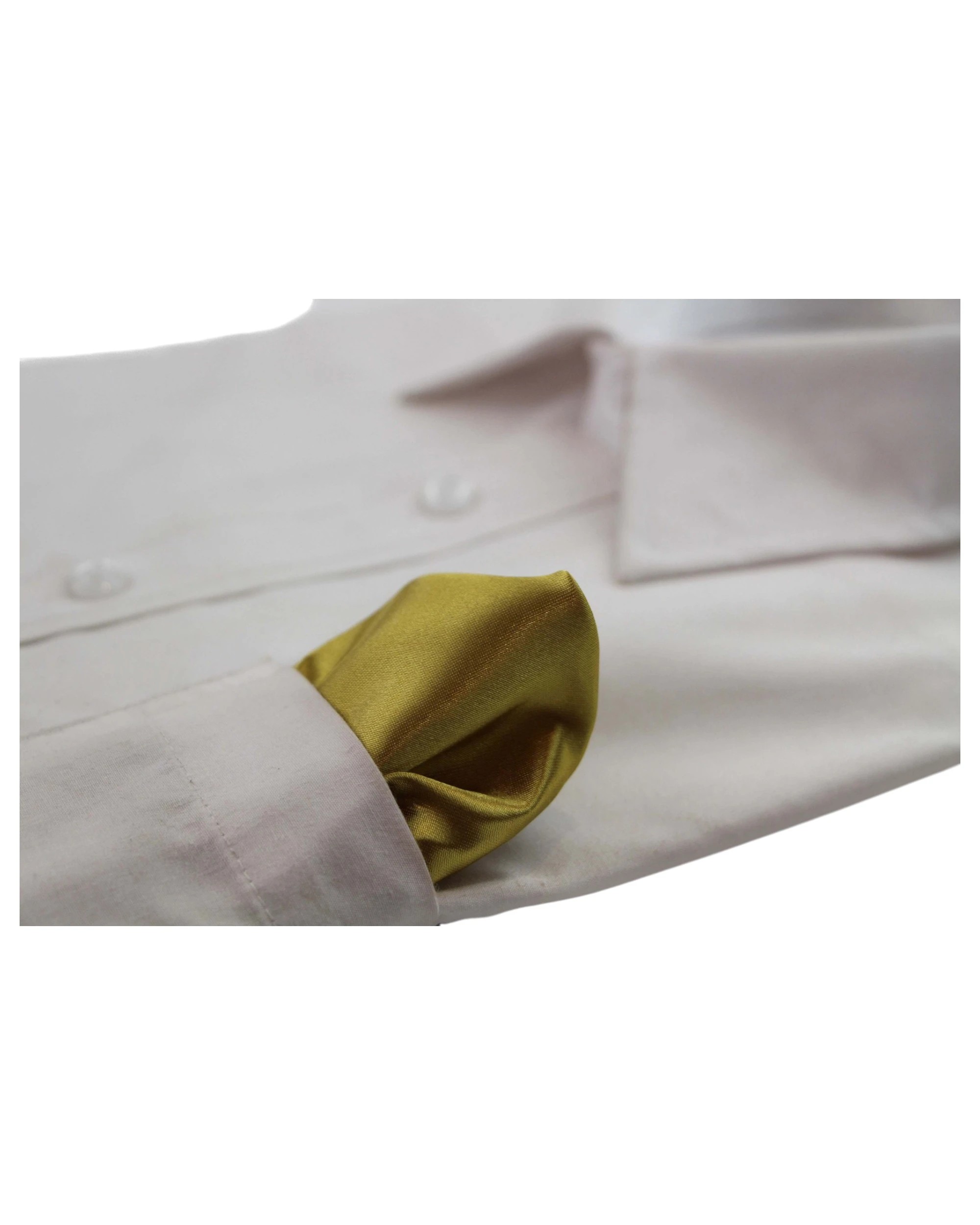 3 Zasel Mens Pocket Square - Yellow - Yellow, 3 of 3