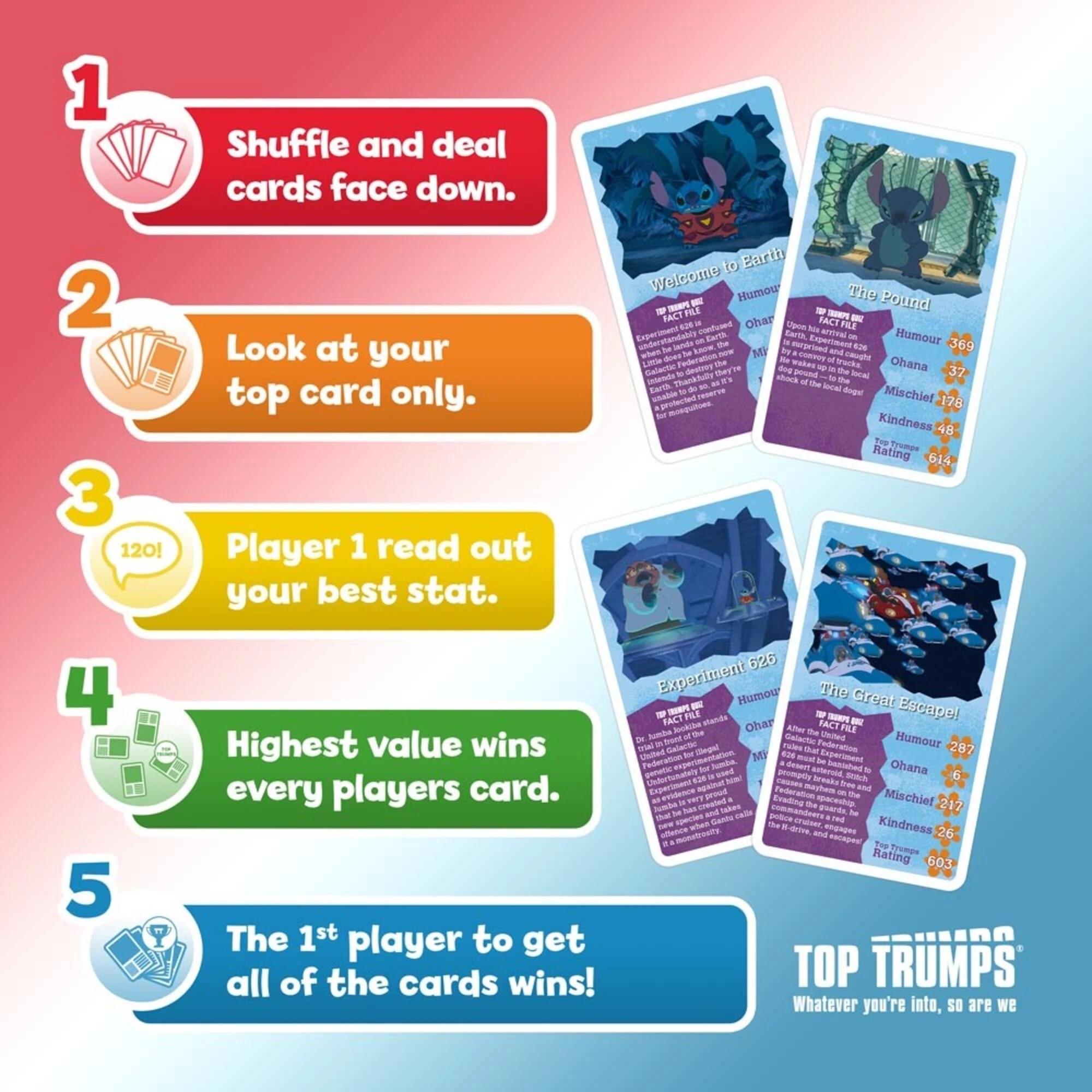 4 Disney - Lilo & Stitch Top Trumps Movie Moments Card Game, 4 of 5