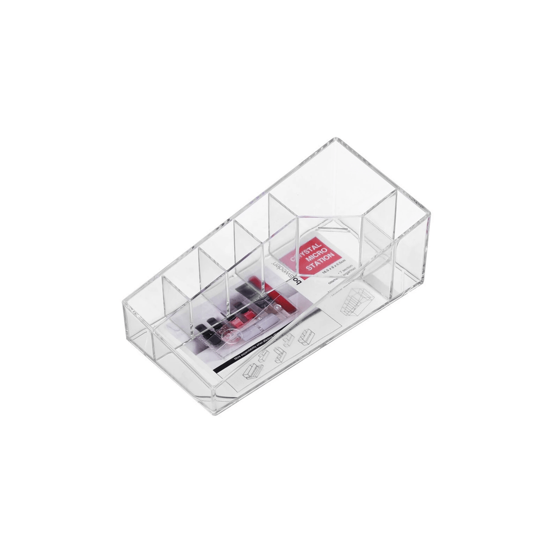 3 Boxsweden 7 Section Organiser Cosmetics Storage Modular Storage Acrylic
 - plain, 3 of 3