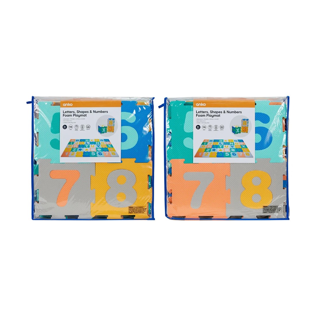 10 Letters, Shapes & Numbers Foam Playmat, 10 of 10