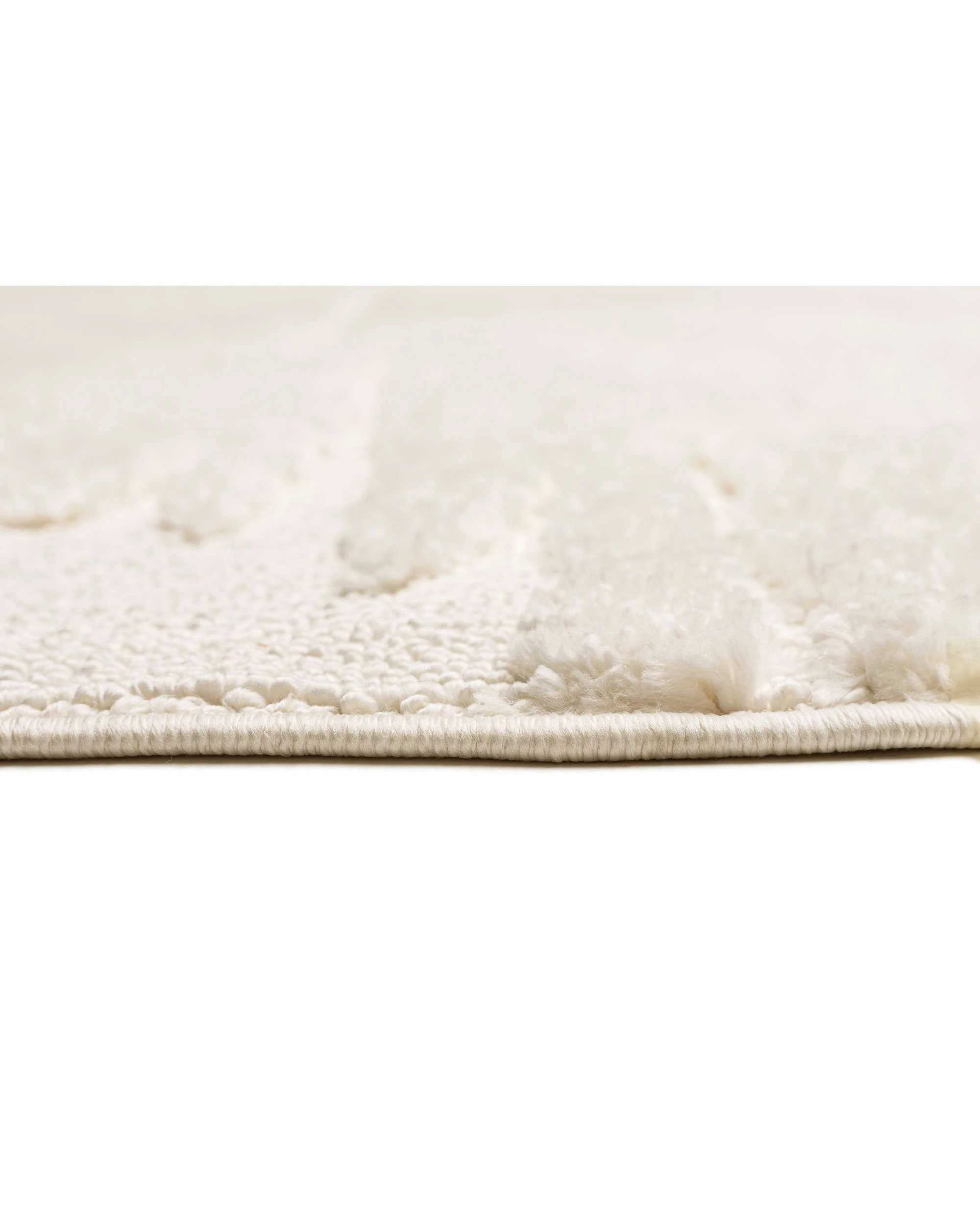 5 Loopsie Kallo Textured Round Rug-200cm x 200cm - White, 5 of 5