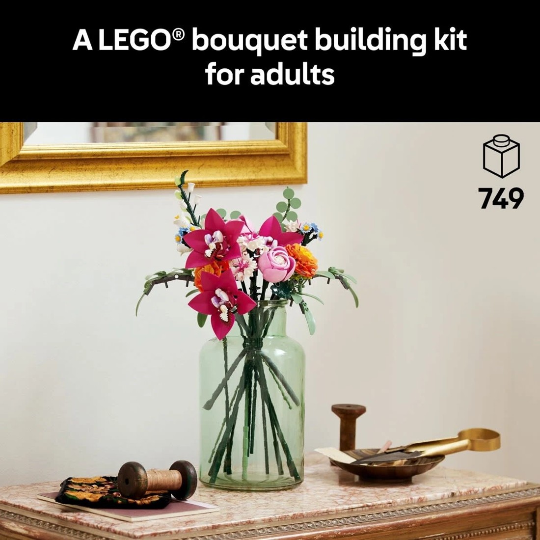 5 LEGO Botanicals Pretty Pink Flower Bouquet 10342, 5 of 10