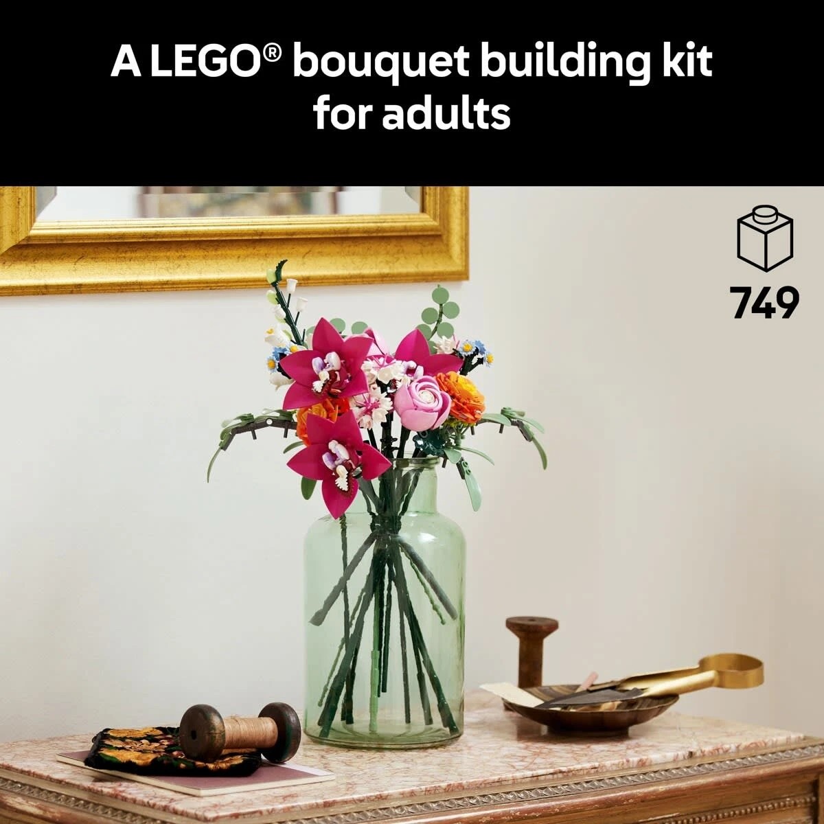 5 LEGO Botanicals Pretty Pink Flower Bouquet 10342, 5 of 10