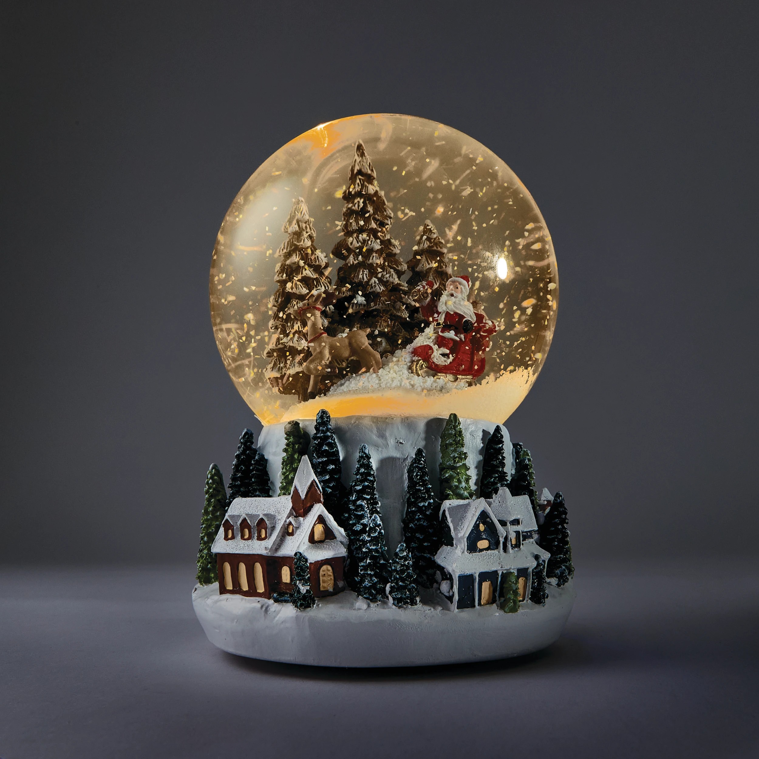 1 Light and Sound Snow Globe, 1 of 9