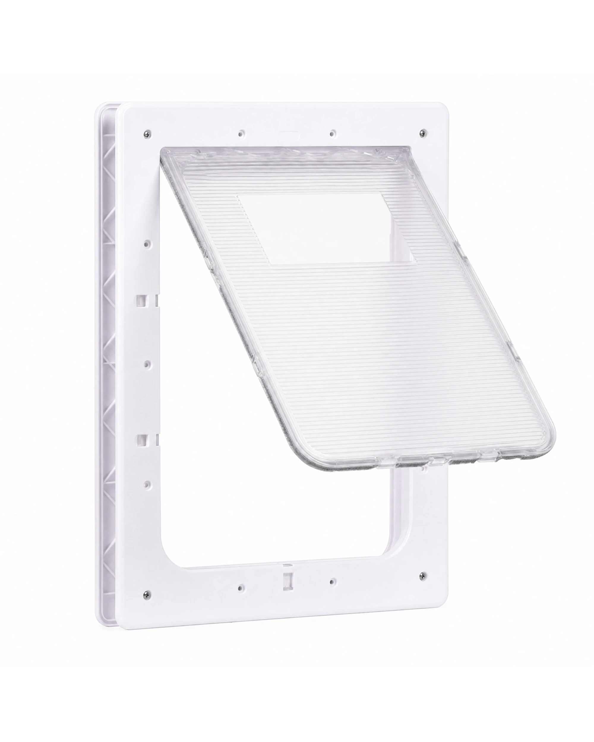 1 Advwin Cat Door Pet Door Safety Gate Pet Dog Cat Fence Guard Door -L, 1 of 9