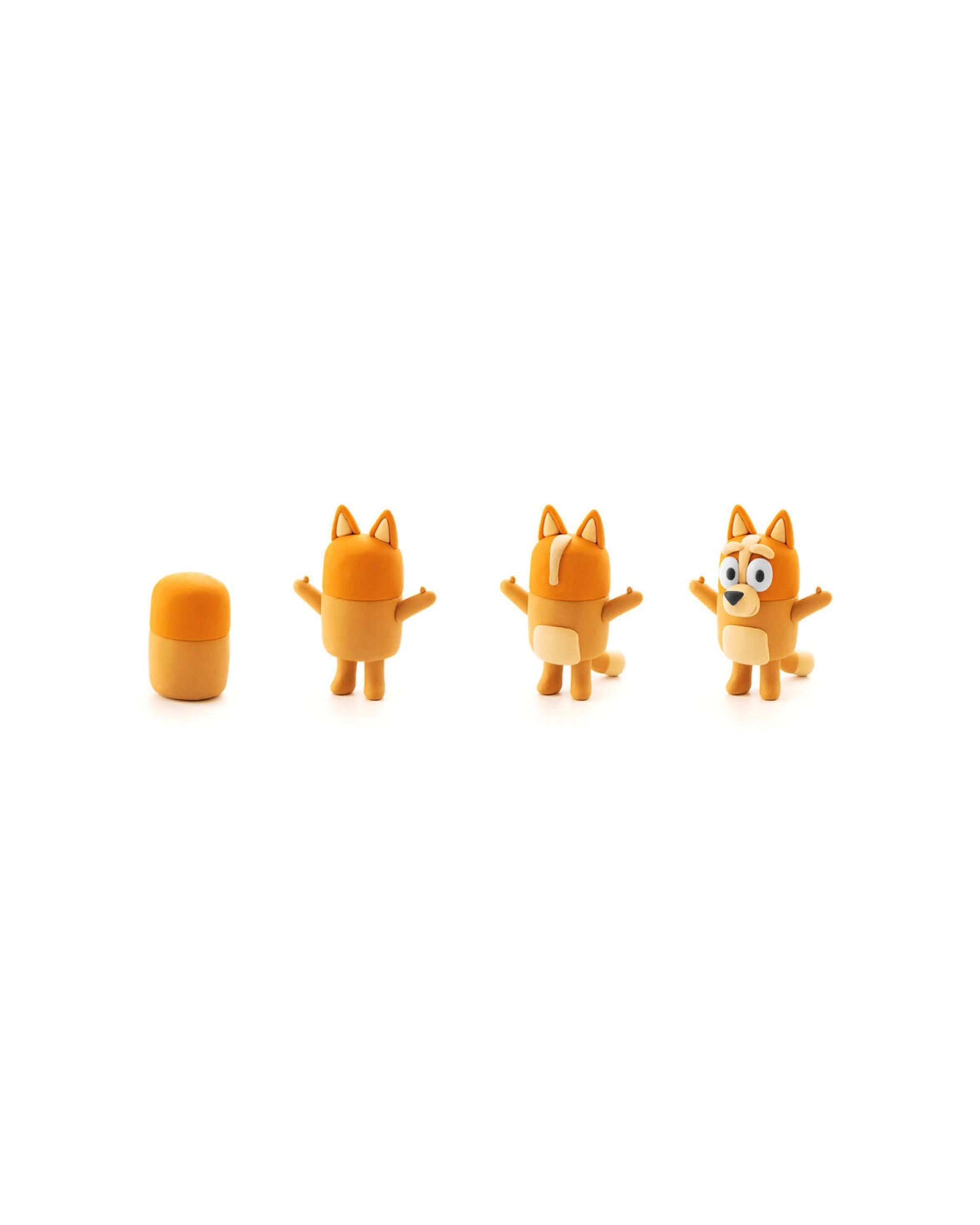 5 Hey Clay Bluey Single Character Kids Modelling Clay Set 5 Coloured Cans Bingo 4PK - Multi, 5 of 5