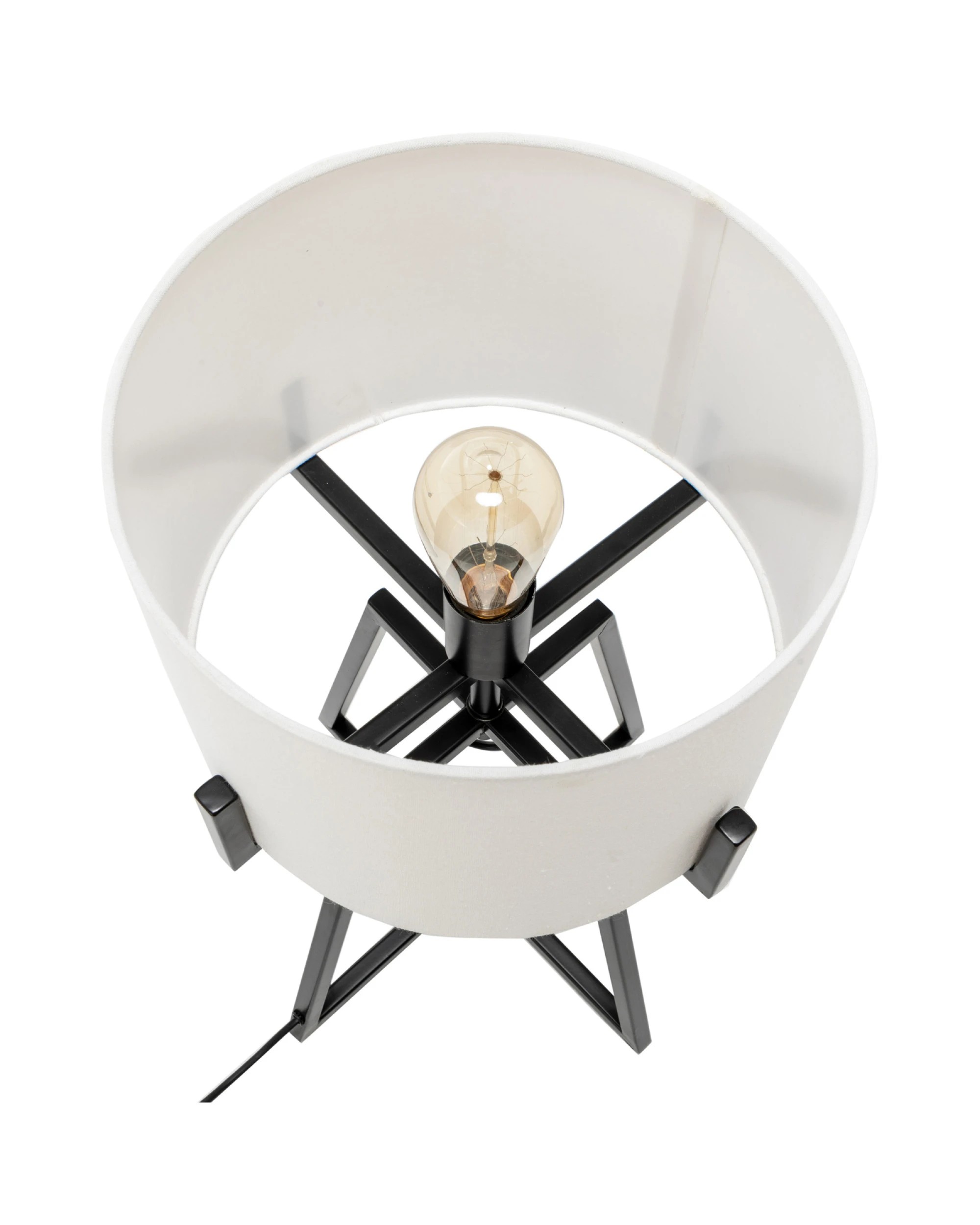 4 BR Home Dimmable Table Lamp with Linen Shade, 4 of 7