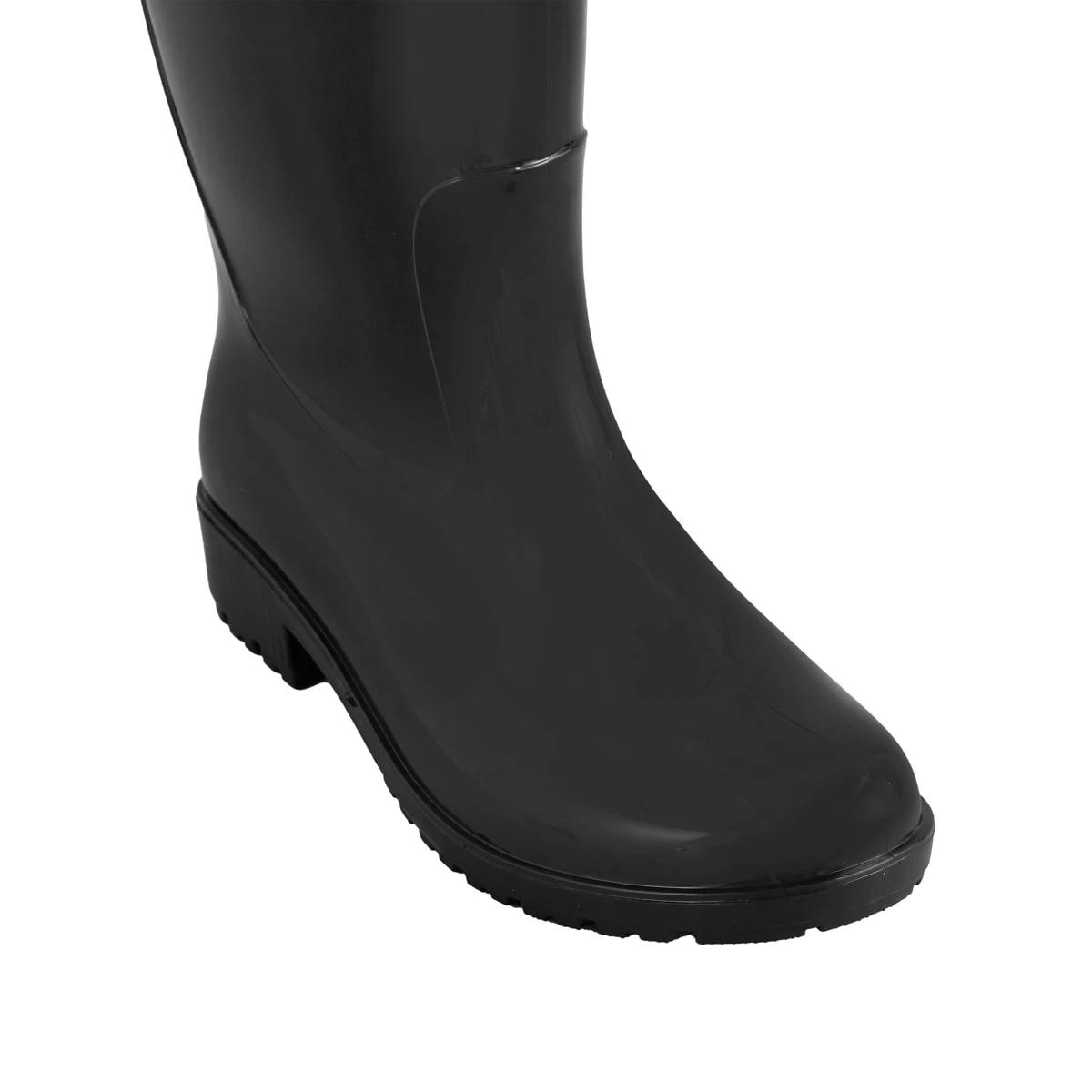 4 Long Rainboots Black, 4 of 4
